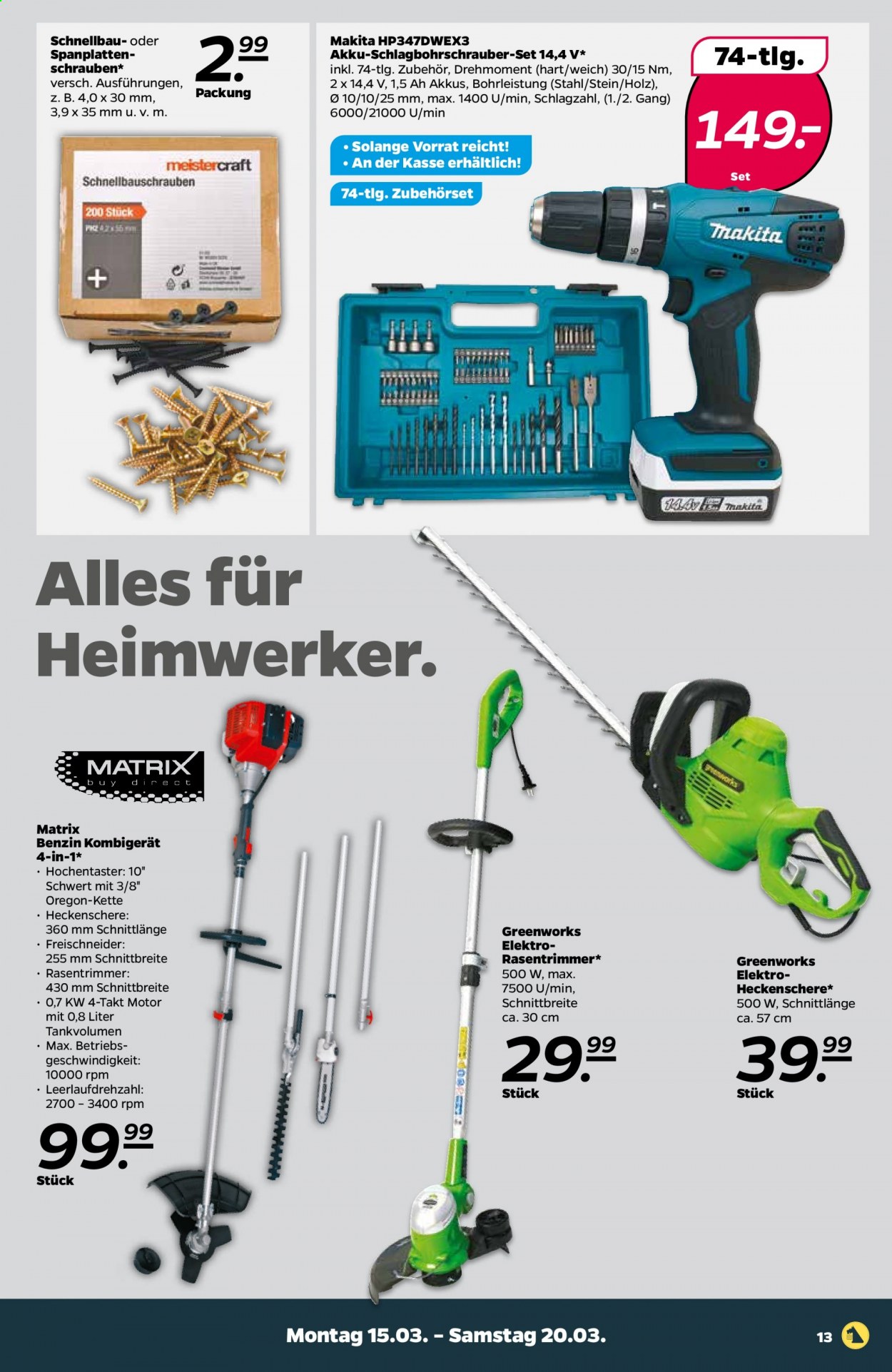 Netto Prospekte  - 15.03.2021 - 20.03.2021. Seite 13