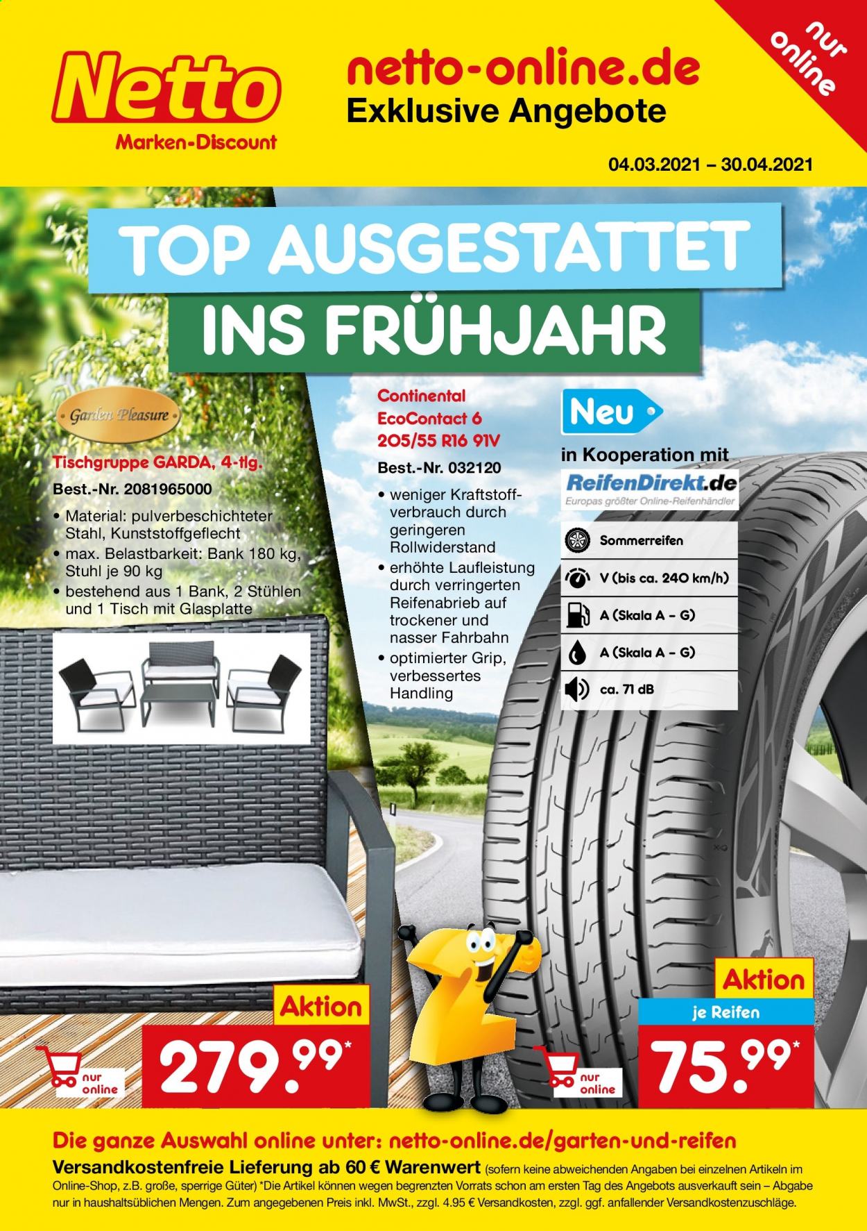 Netto Marken-Discount Prospekte  - 4.03.2021 - 30.04.2021. Seite 1