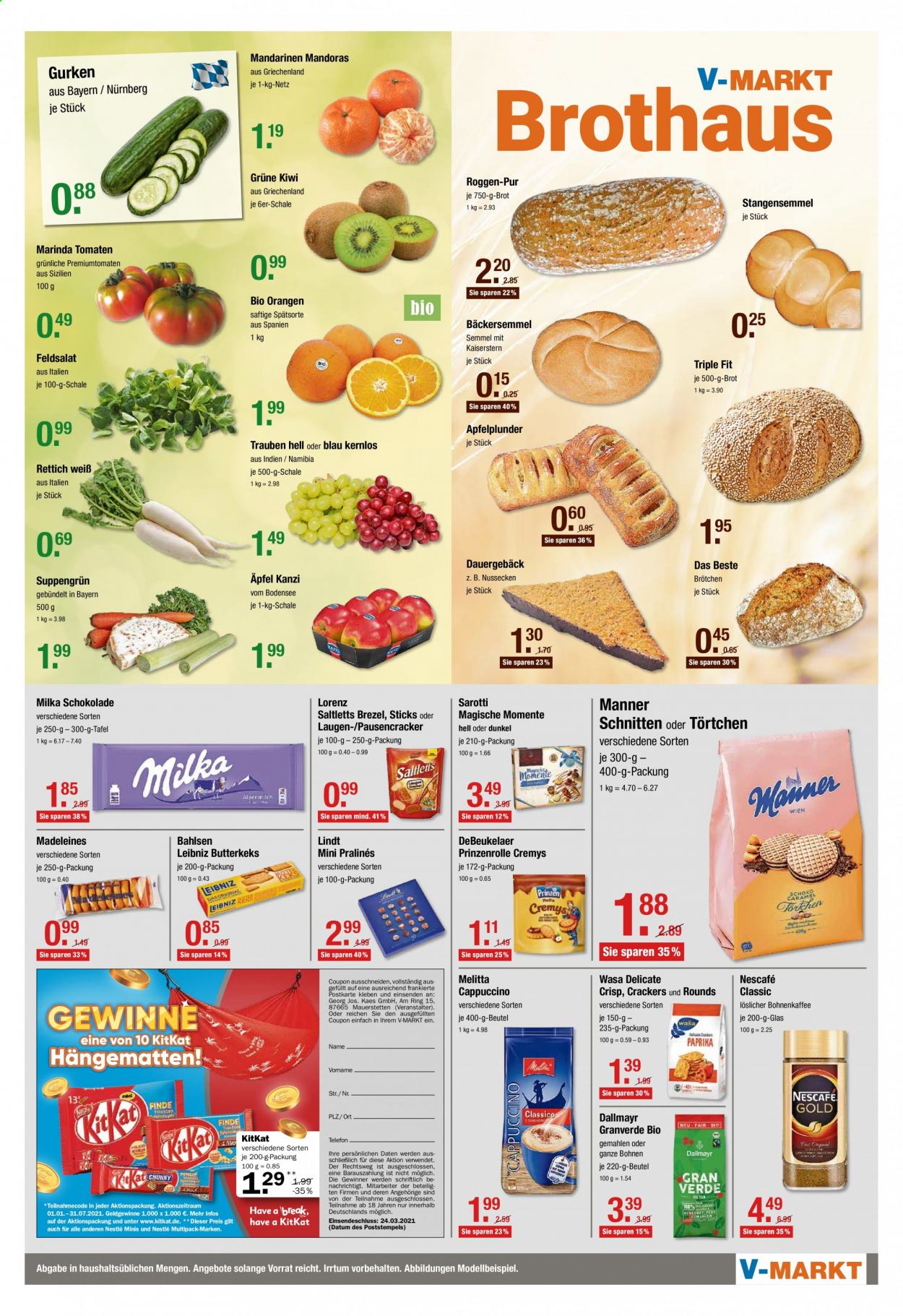 V-Markt Prospekte  - 18.03.2021 - 24.03.2021. Seite 3