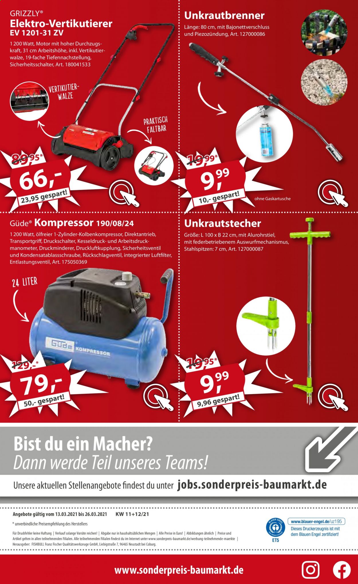 Sonderpreis-Baumarkt Prospekte  - 13.03.2021 - 26.03.2021. Seite 12