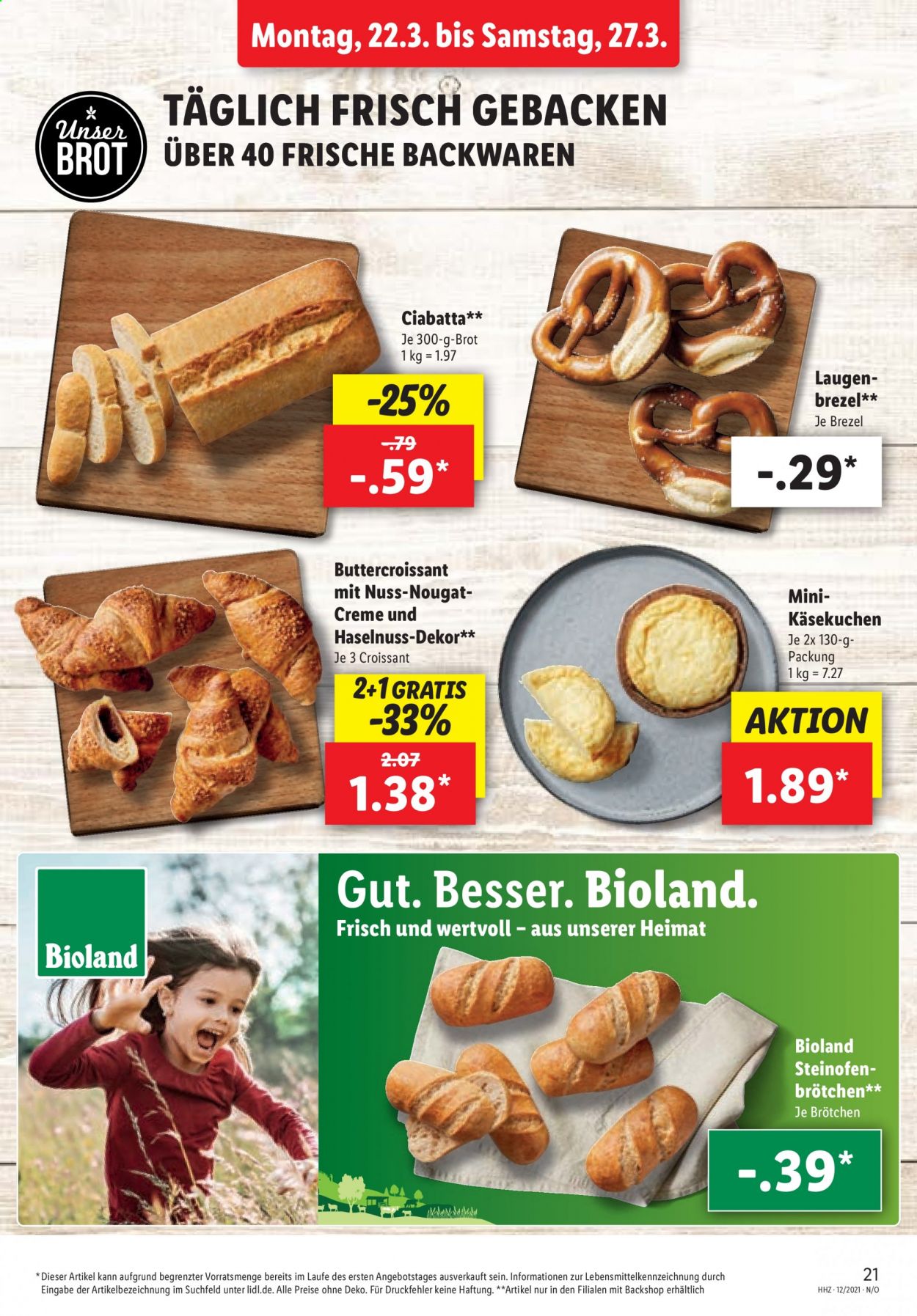 Lidl Prospekte  - 22.03.2021 - 27.03.2021. Seite 21