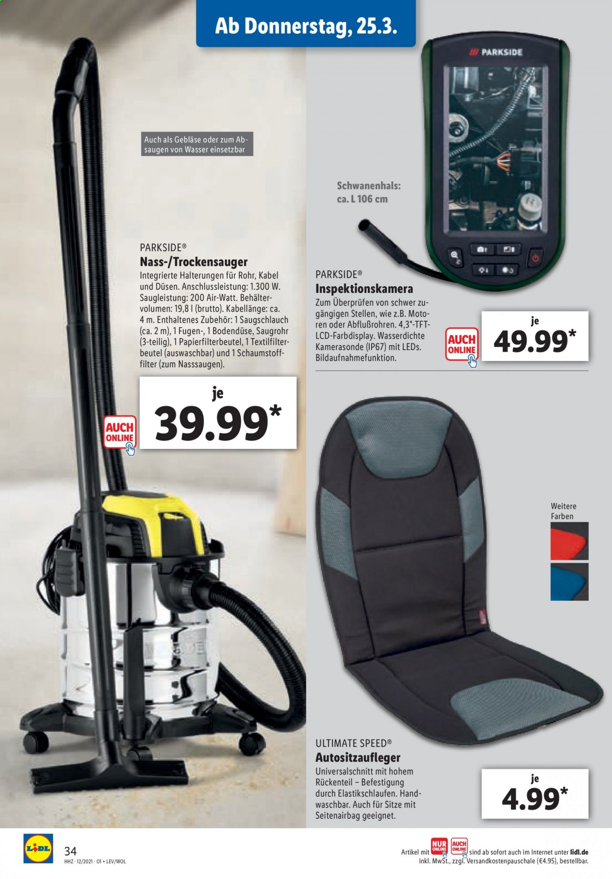Lidl Prospekte  - 22.03.2021 - 27.03.2021. Seite 34