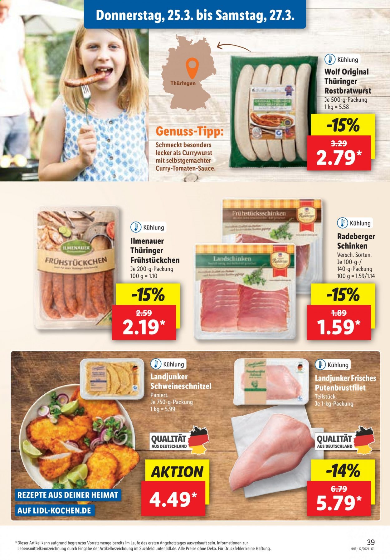 Lidl Prospekte  - 22.03.2021 - 27.03.2021. Seite 39