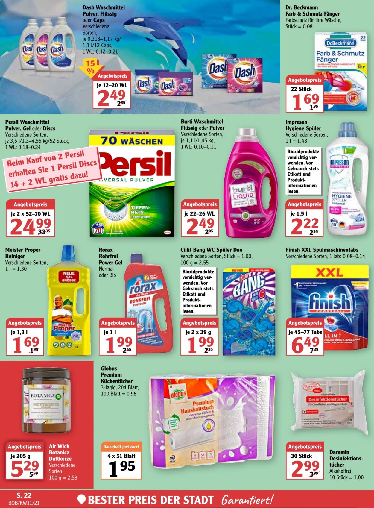Globus Prospekte  - 15.03.2021 - 20.03.2021. Seite 22