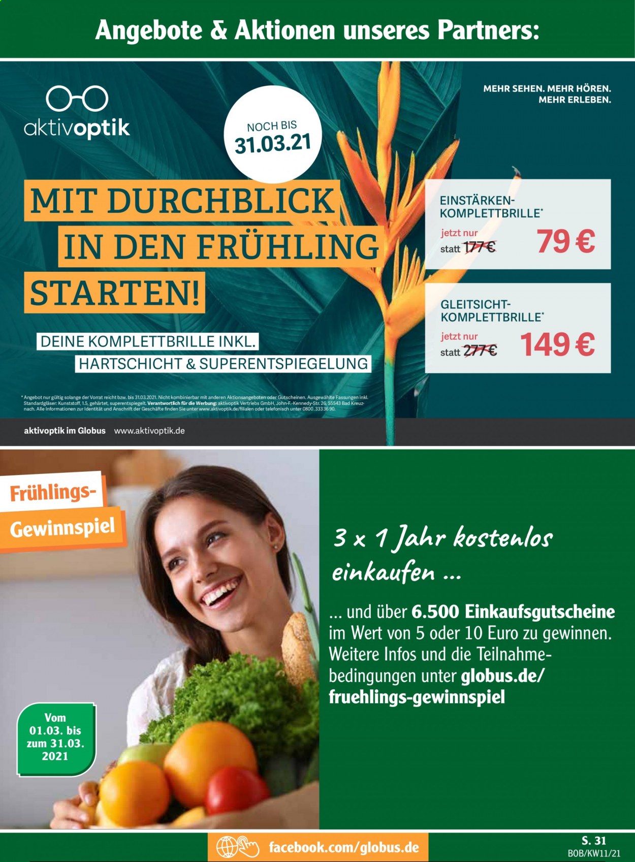 Globus Prospekte  - 15.03.2021 - 20.03.2021. Seite 31