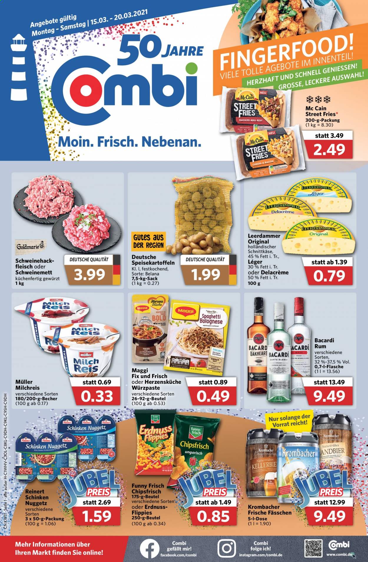Combi Prospekte  - 15.03.2021 - 20.03.2021. Seite 1
