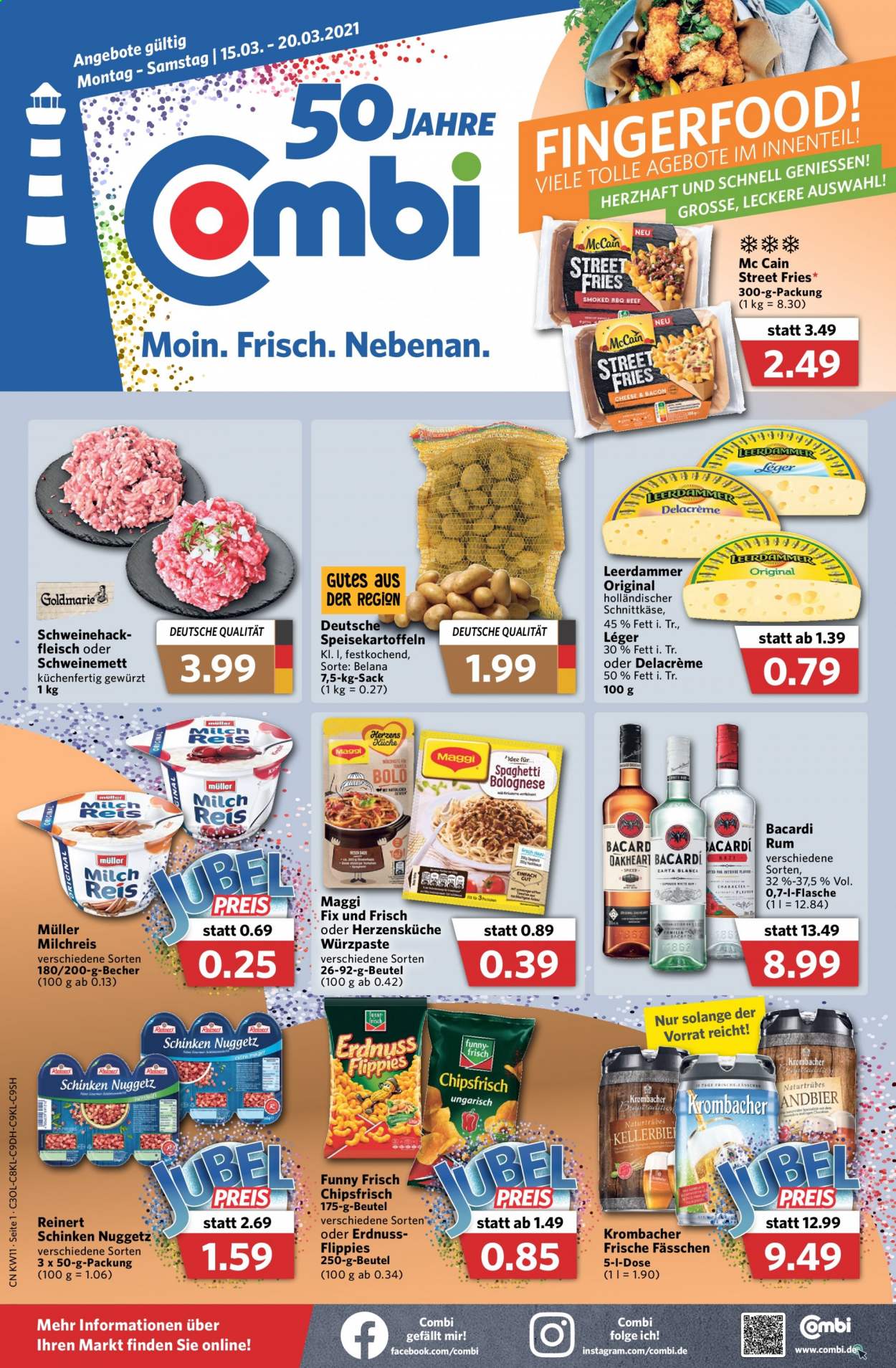 Combi Prospekte  - 15.03.2021 - 20.03.2021. Seite 1