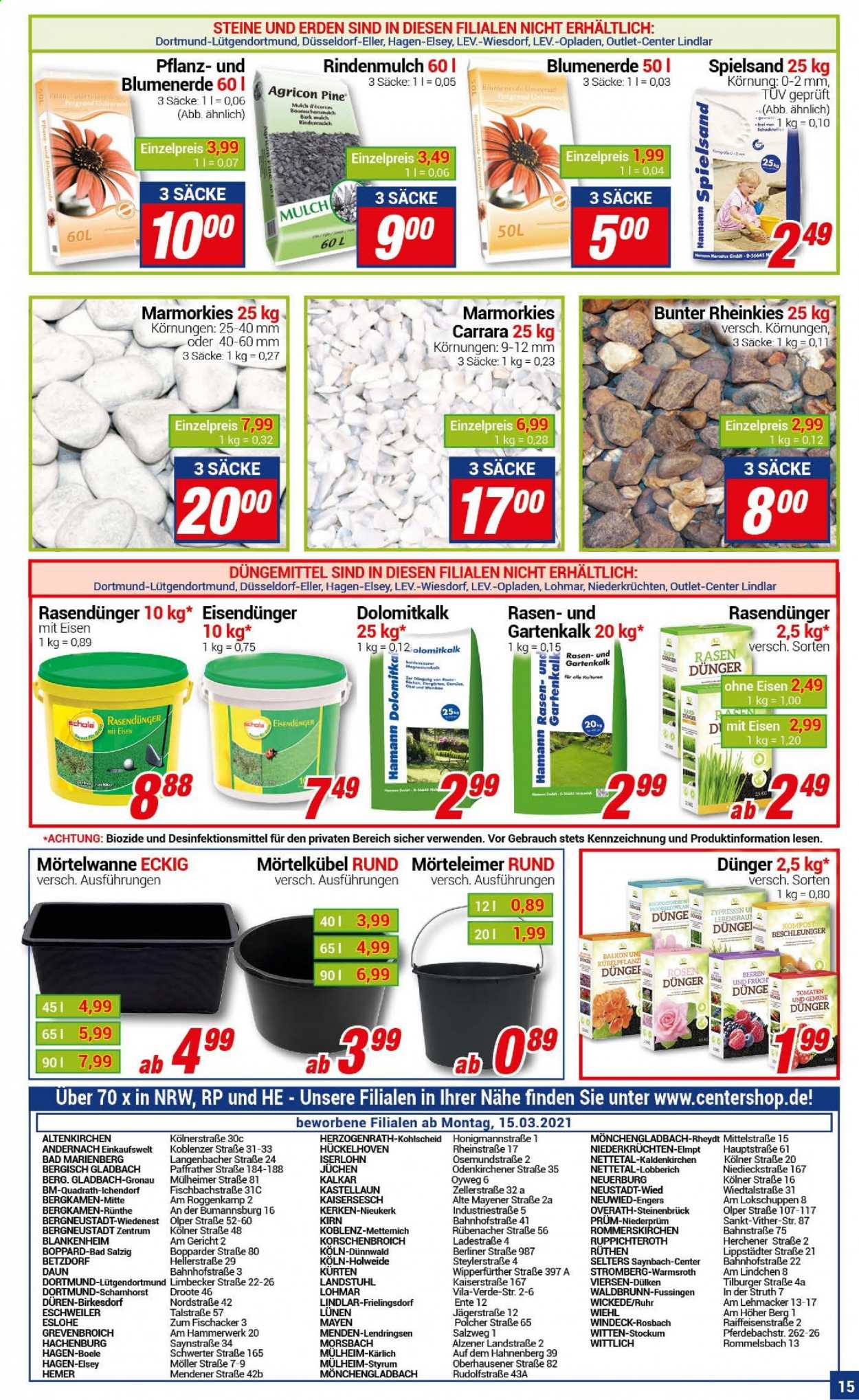 CENTERSHOP Prospekte  - 15.03.2021 - 20.03.2021. Seite 15