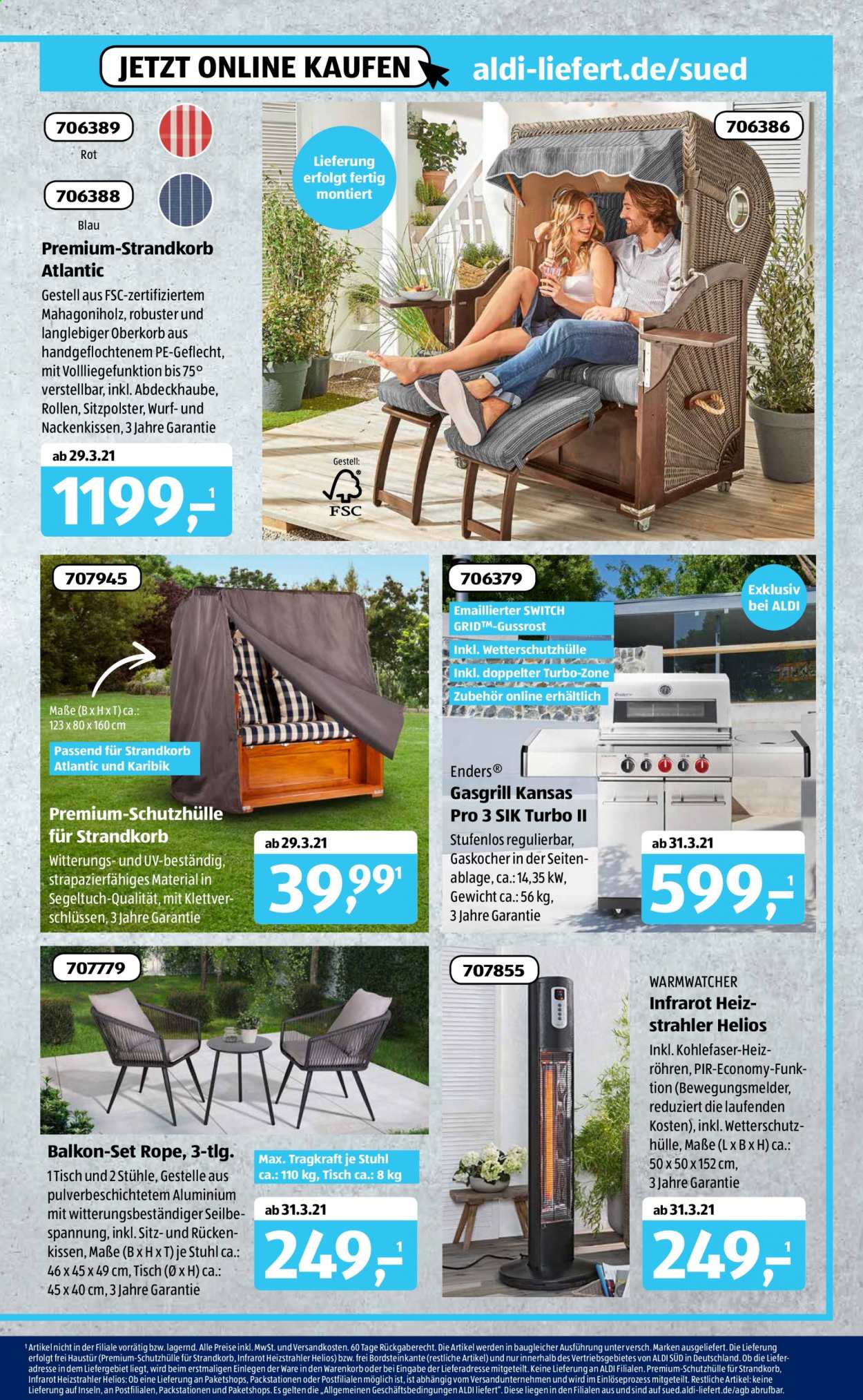 ALDI SÜD Prospekte  - 29.03.2021 - 3.04.2021. Seite 21