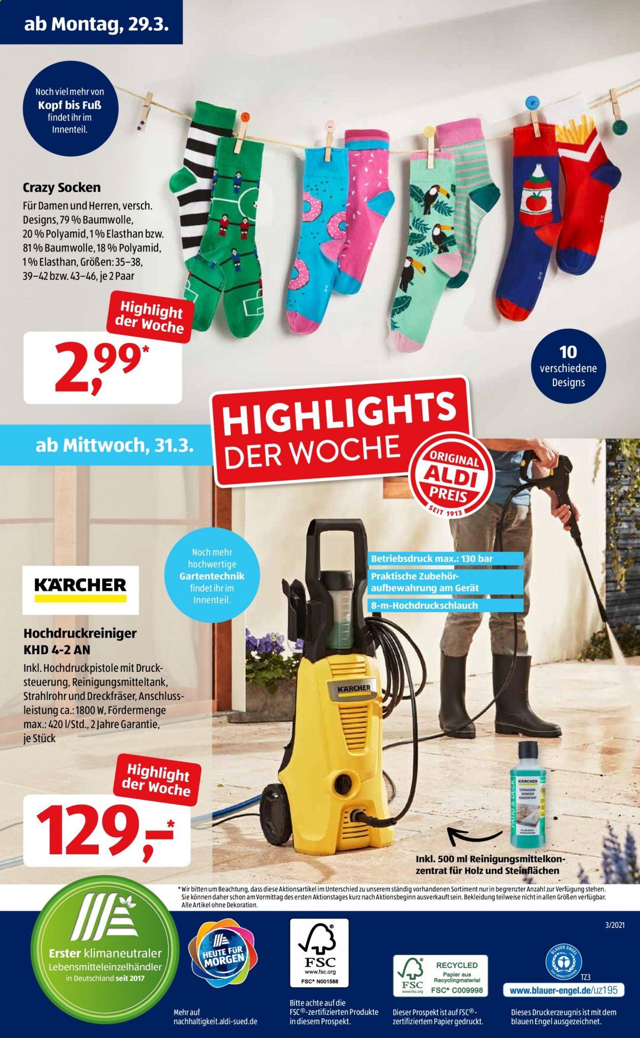 ALDI SÜD Prospekte  - 29.03.2021 - 3.04.2021. Seite 30