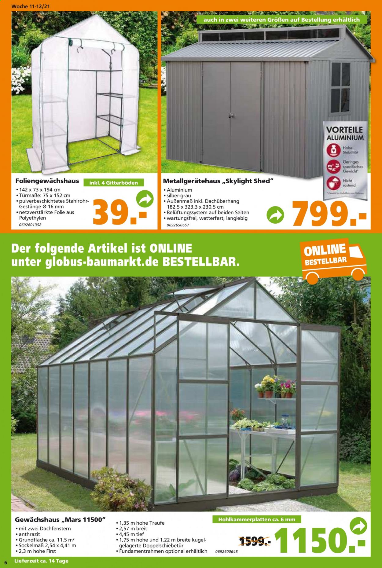 Globus Baumarkt Prospekte  - 15.03.2021 - 27.03.2021. Seite 6
