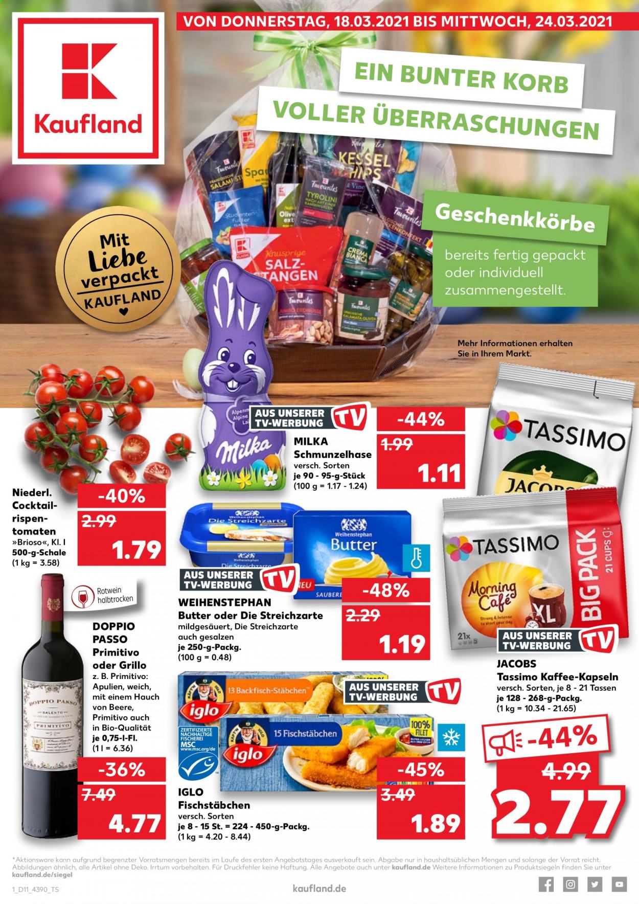Kaufland Prospekte  - 18.03.2021 - 24.03.2021. Seite 1
