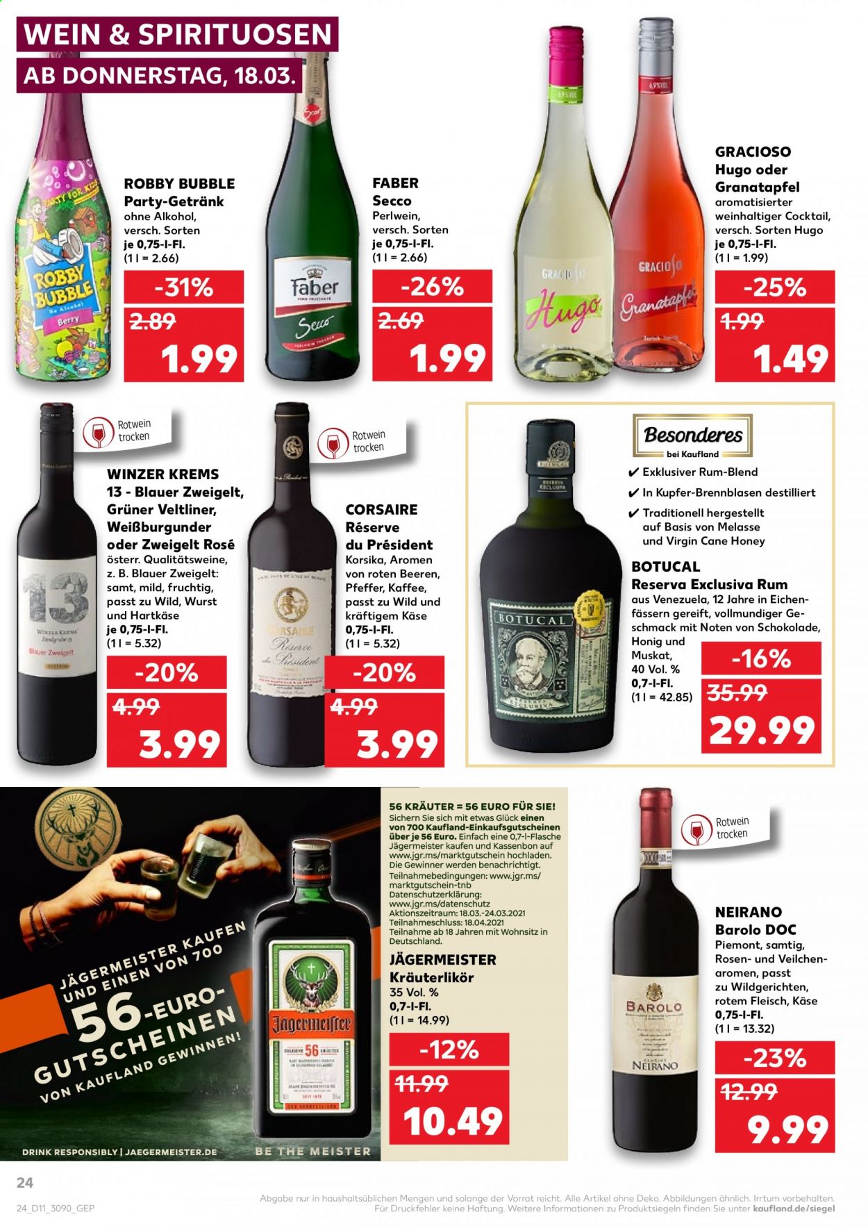 Kaufland Prospekte  - 18.03.2021 - 24.03.2021. Seite 24