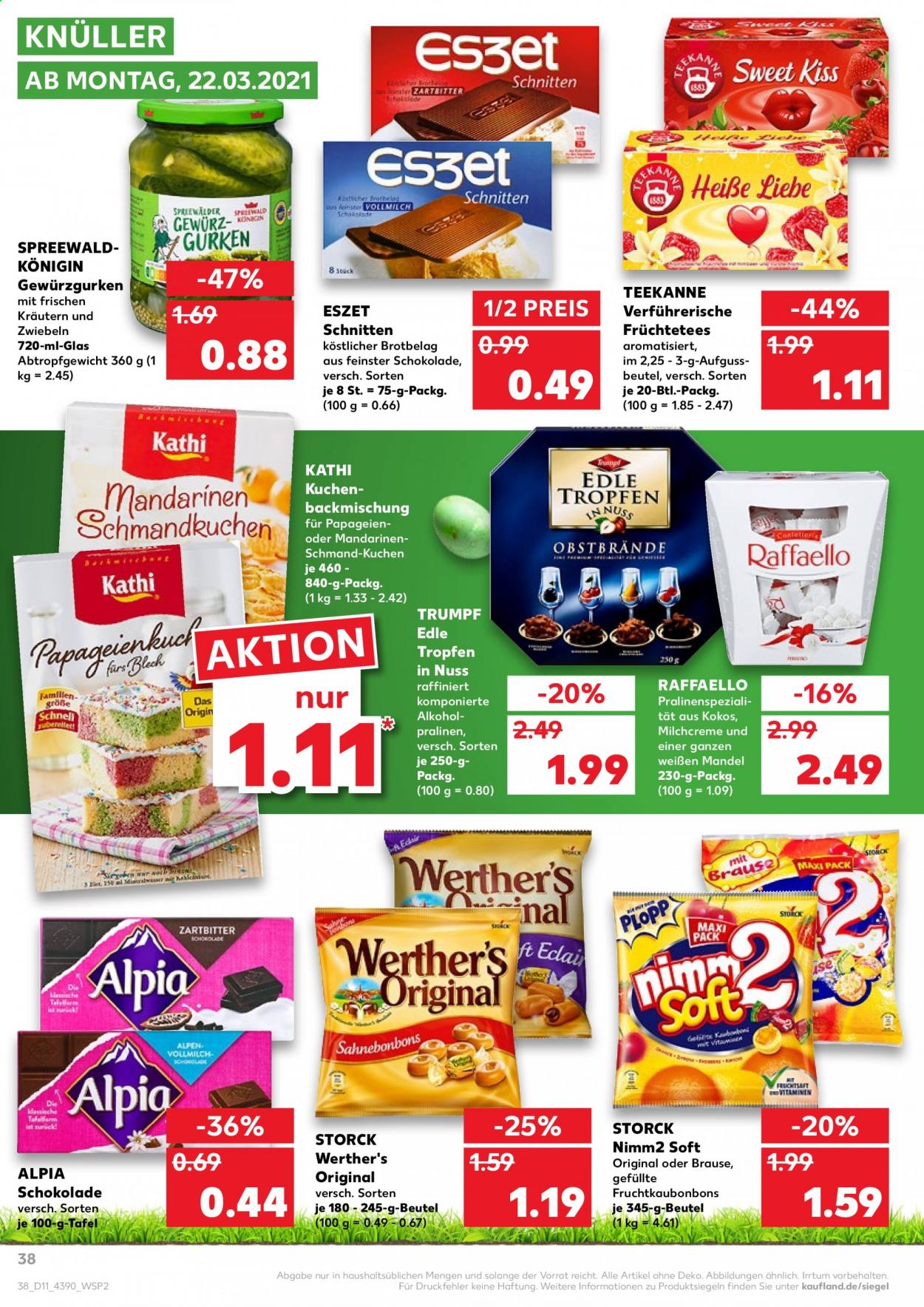 Kaufland Prospekte  - 18.03.2021 - 24.03.2021. Seite 38
