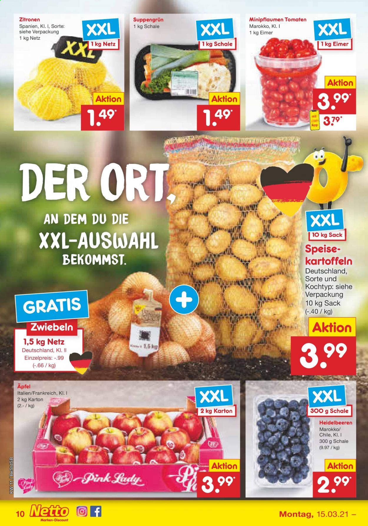 Netto Marken-Discount Prospekte  - 15.03.2021 - 20.03.2021. Seite 10