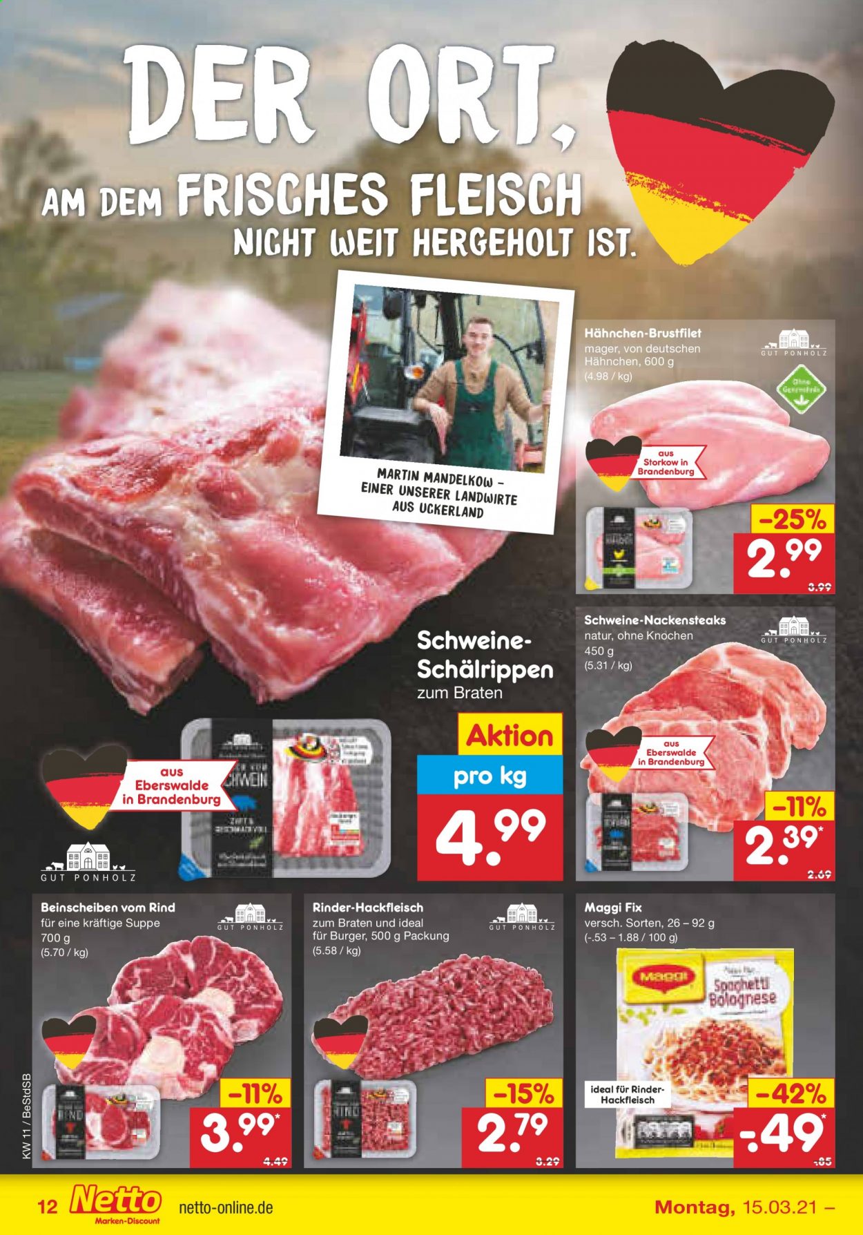 Netto Marken-Discount Prospekte  - 15.03.2021 - 20.03.2021. Seite 12