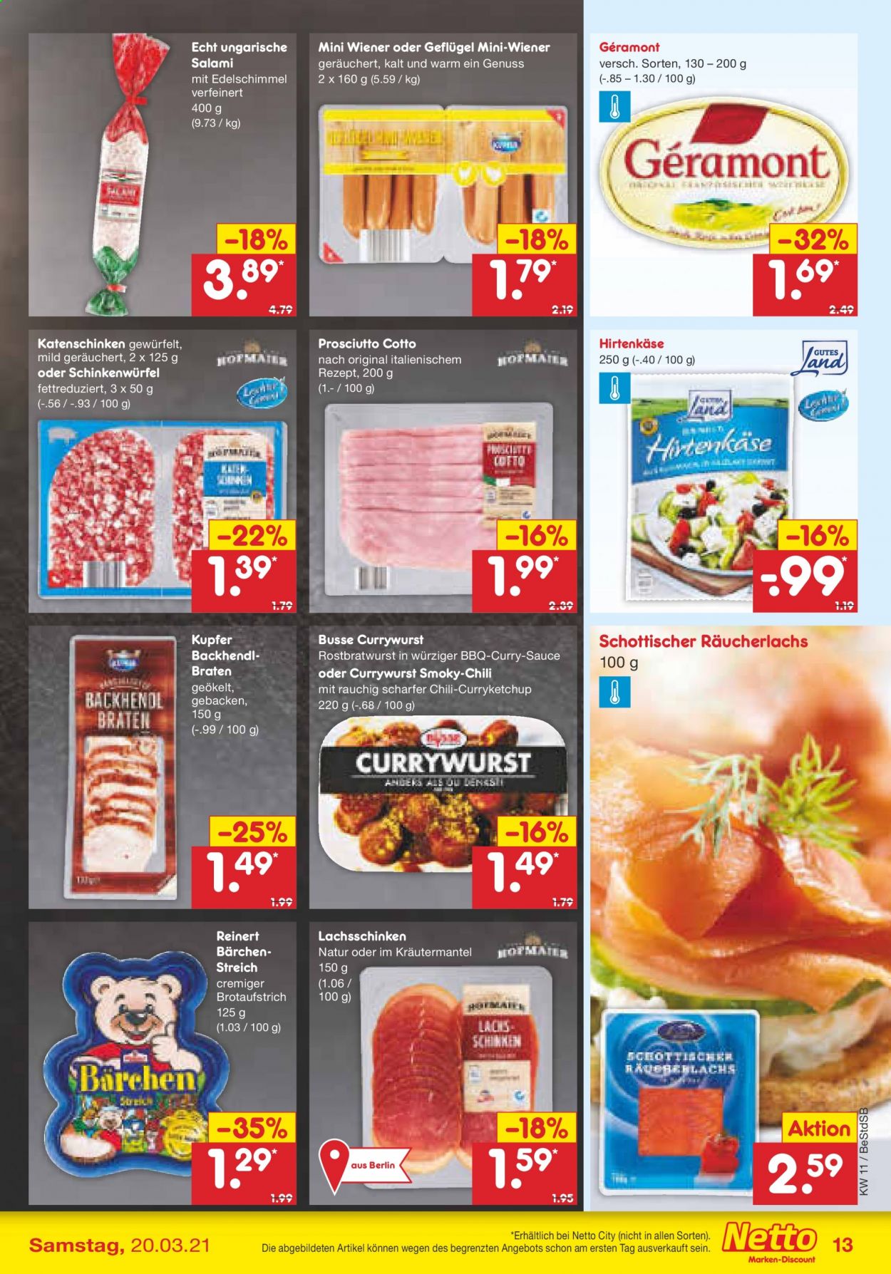 Netto Marken-Discount Prospekte  - 15.03.2021 - 20.03.2021. Seite 13