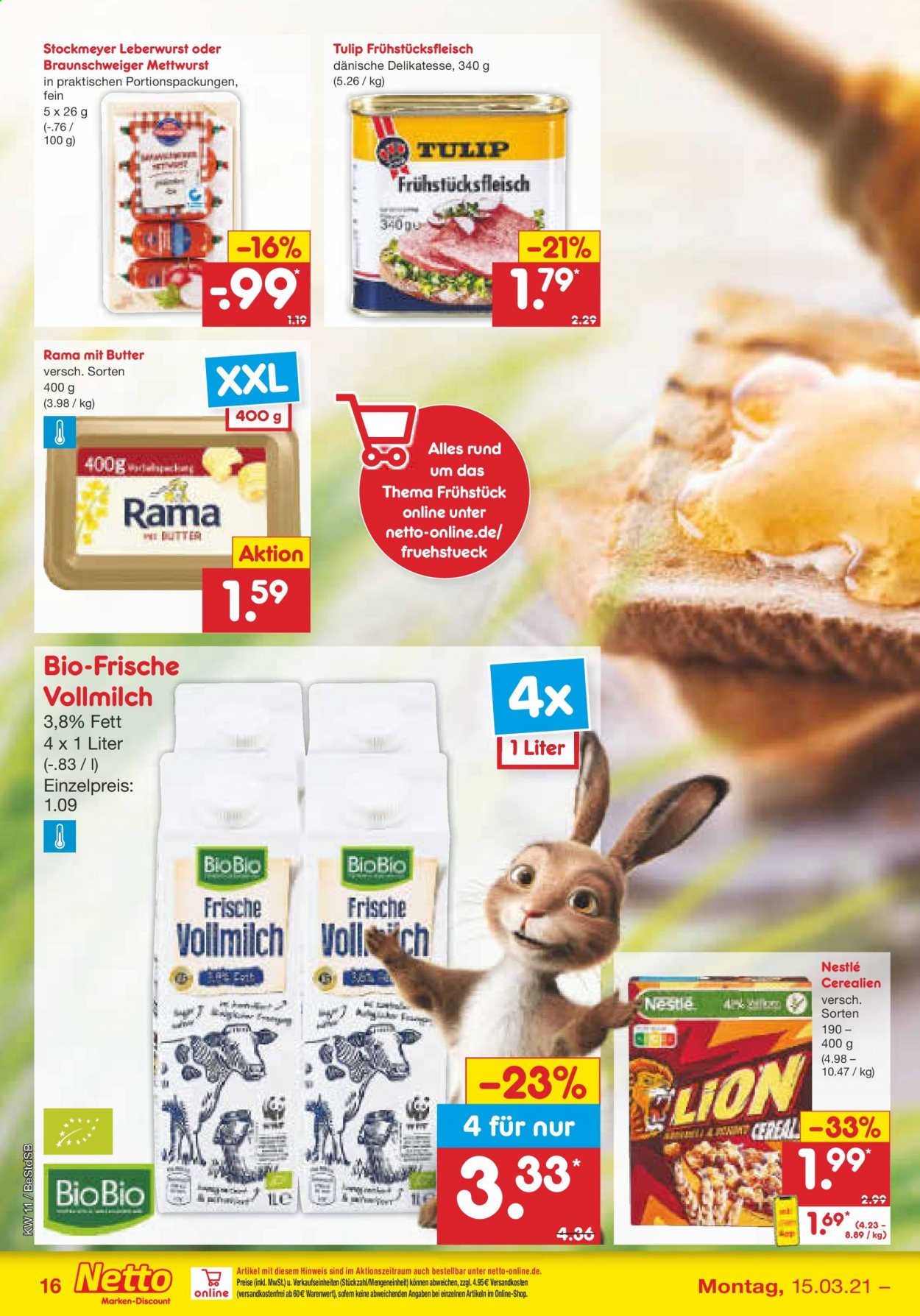 Netto Marken-Discount Prospekte  - 15.03.2021 - 20.03.2021. Seite 16