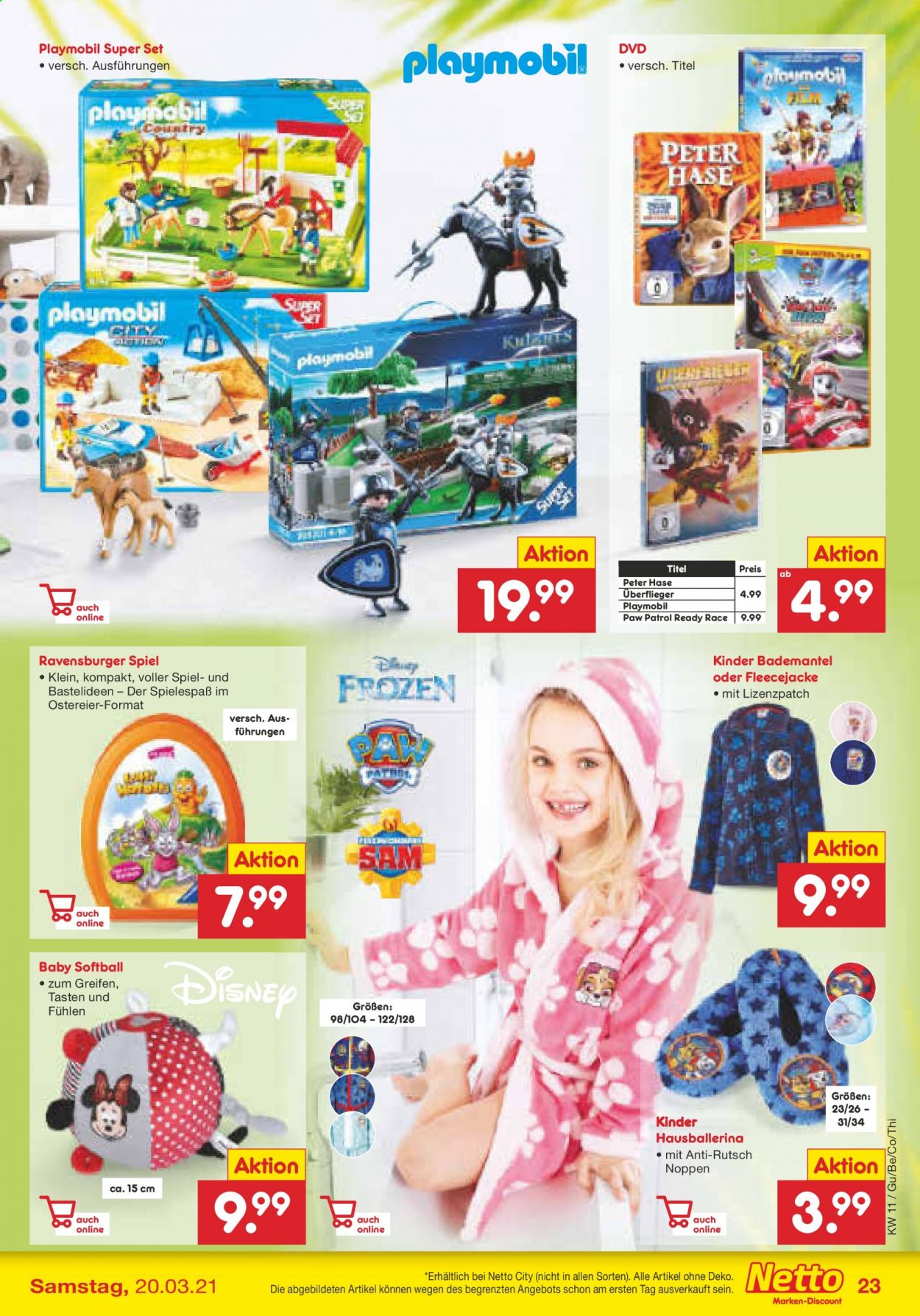 Netto Marken-Discount Prospekte  - 15.03.2021 - 20.03.2021. Seite 23