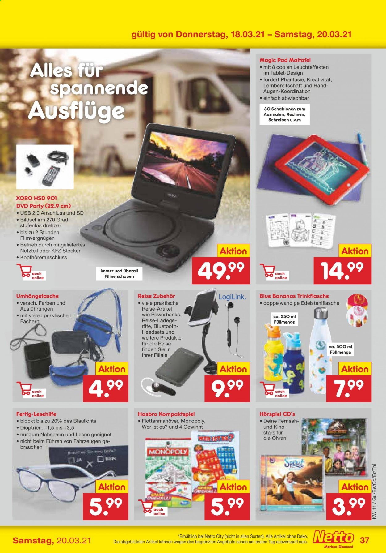 Netto Marken-Discount Prospekte  - 15.03.2021 - 20.03.2021. Seite 37