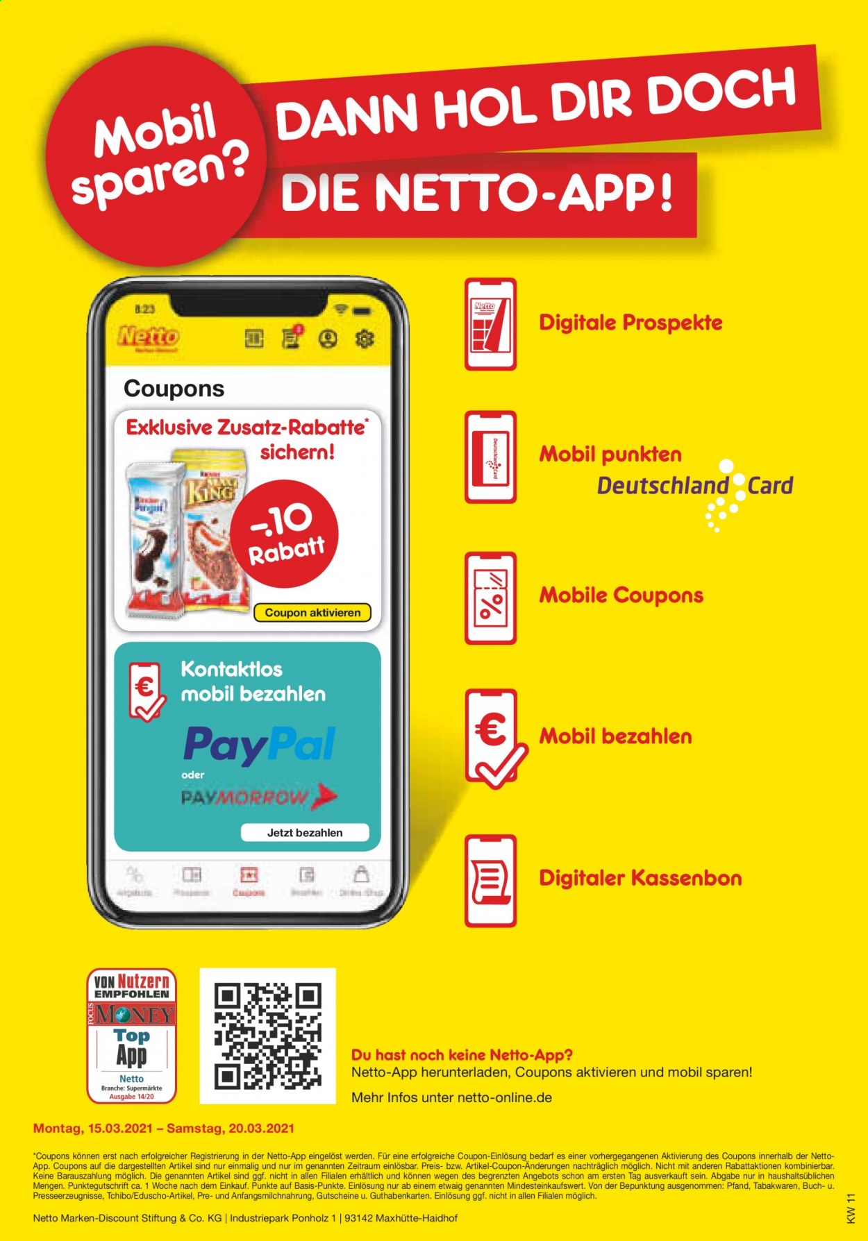 Netto Marken-Discount Prospekte  - 15.03.2021 - 20.03.2021. Seite 41