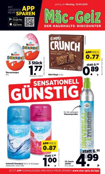 Prospekte Mäc-Geiz - 15.3.2021 - 21.3.2021.