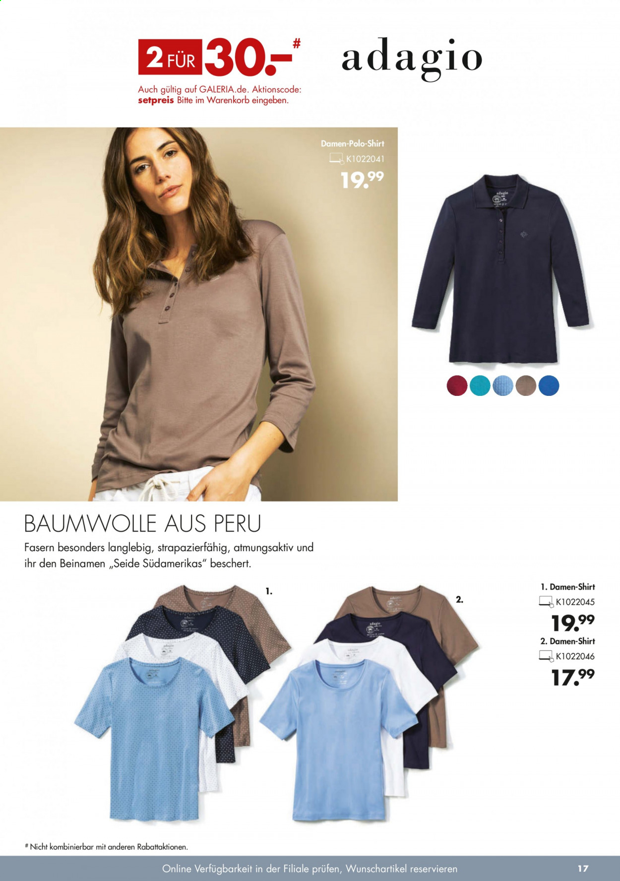 GALERIA Karstadt Kaufhof Prospekte  - 17.03.2021 - 23.03.2021. Seite 17
