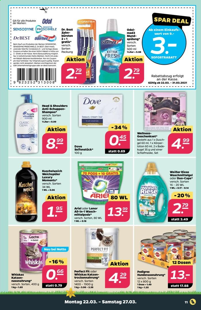 Netto Prospekte  - 22.03.2021 - 27.03.2021. Seite 11
