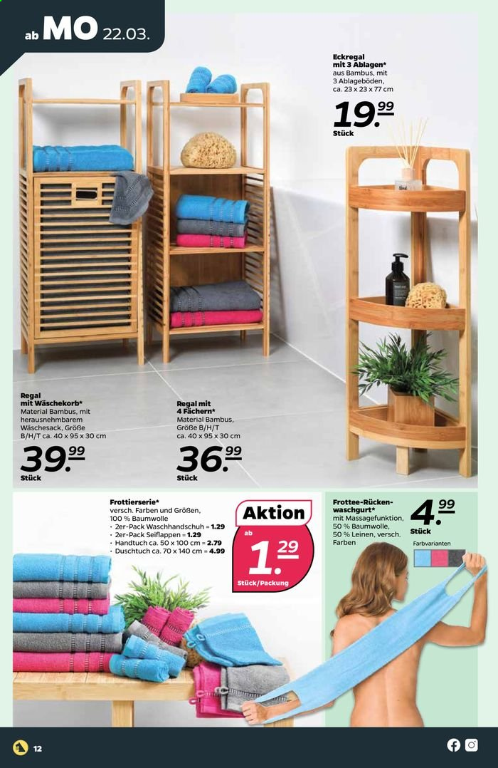 Netto Prospekte  - 22.03.2021 - 27.03.2021. Seite 12