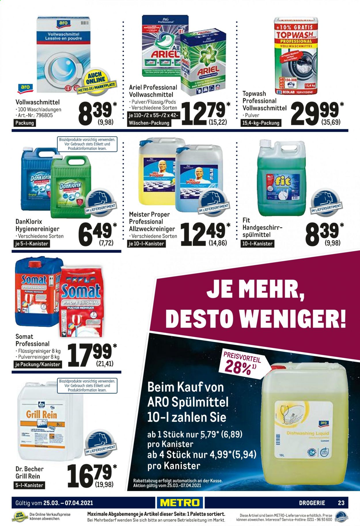 Metro Prospekte  - 25.03.2021 - 7.04.2021. Seite 23