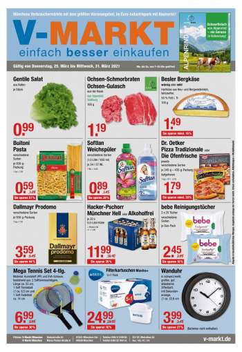 Prospekte V-Markt - 25.3.2021 - 31.3.2021.