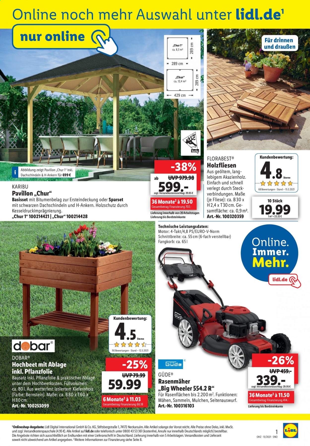 Lidl Prospekte  - 20.03.2021 - 3.04.2021. Seite 1