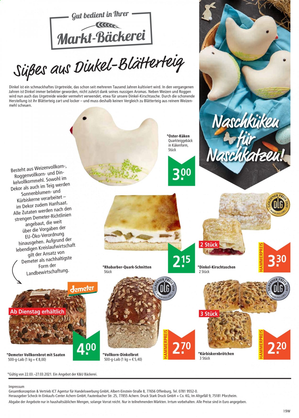 Marktkauf Prospekte  - 22.03.2021 - 27.03.2021. Seite 19