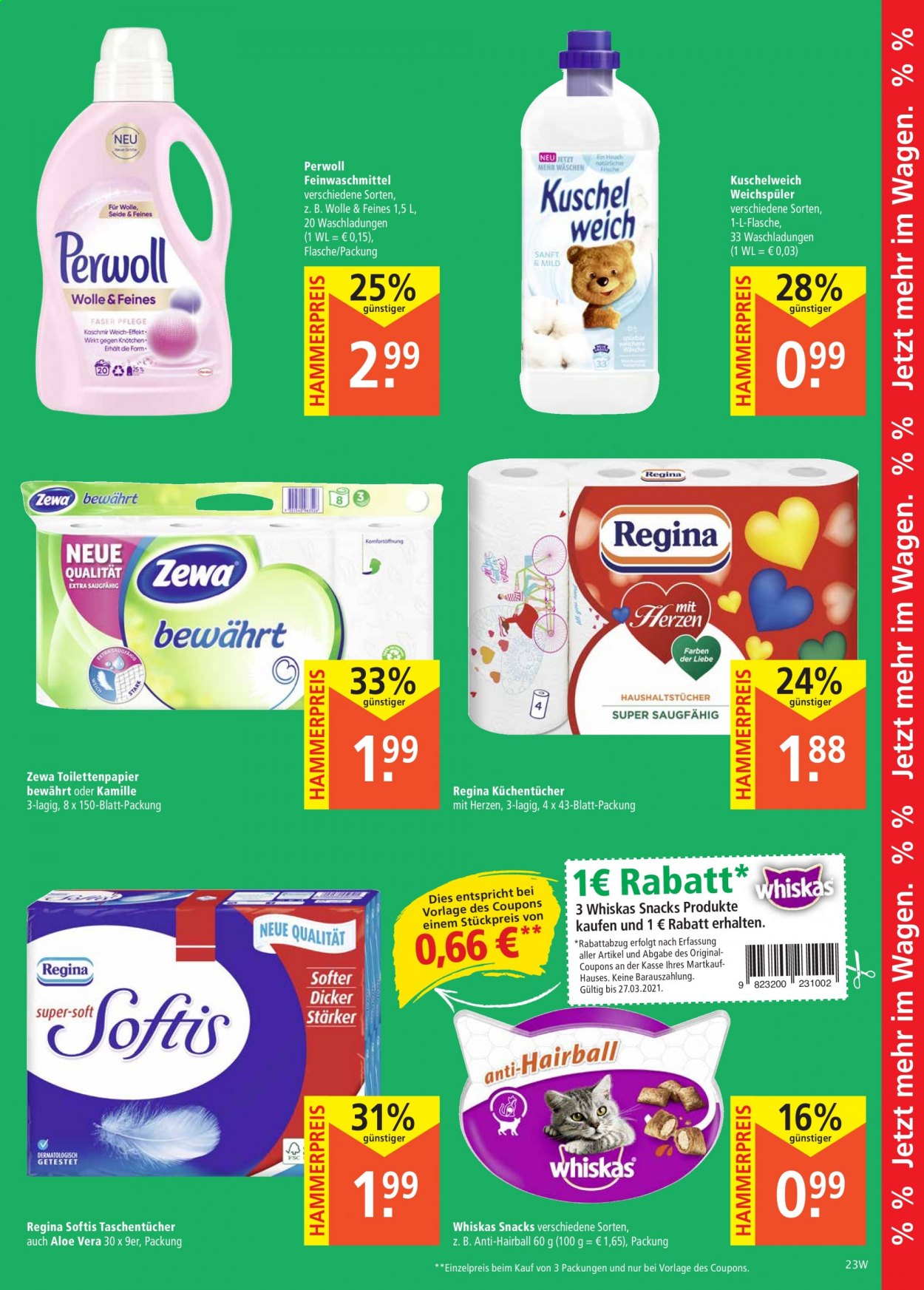 Marktkauf Prospekte  - 22.03.2021 - 27.03.2021. Seite 23