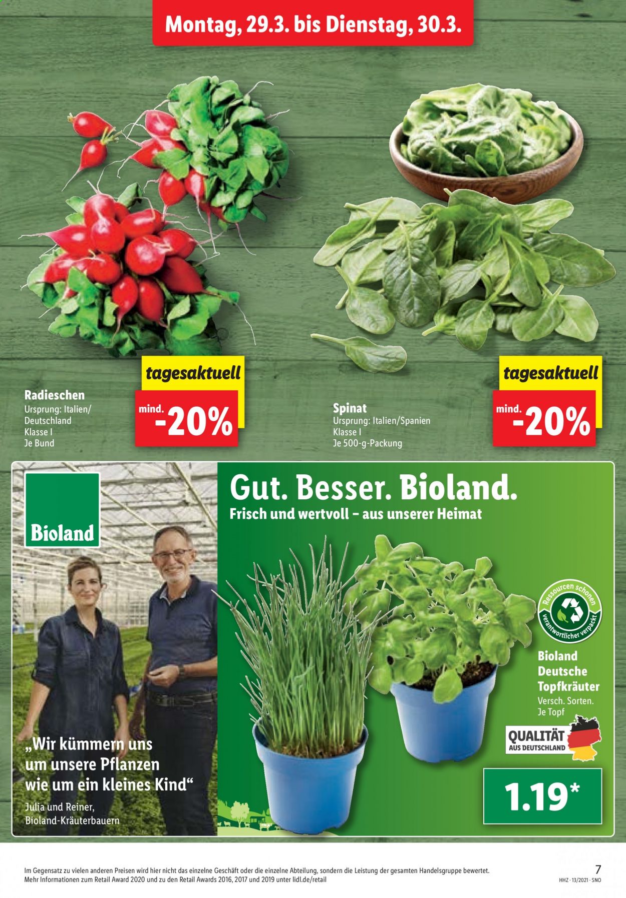 Lidl Prospekte  - 29.03.2021 - 3.04.2021. Seite 7