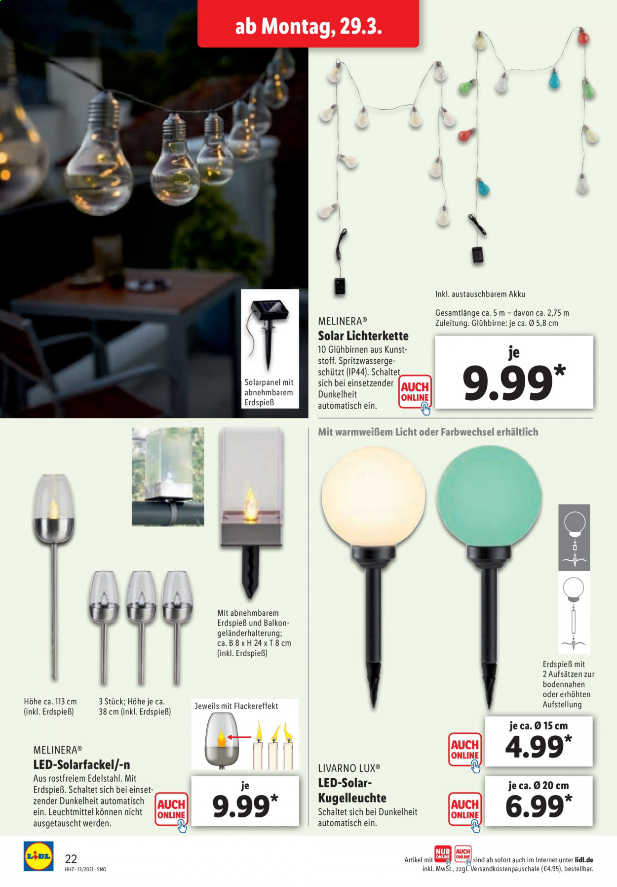 Lidl Prospekte  - 29.03.2021 - 3.04.2021. Seite 22