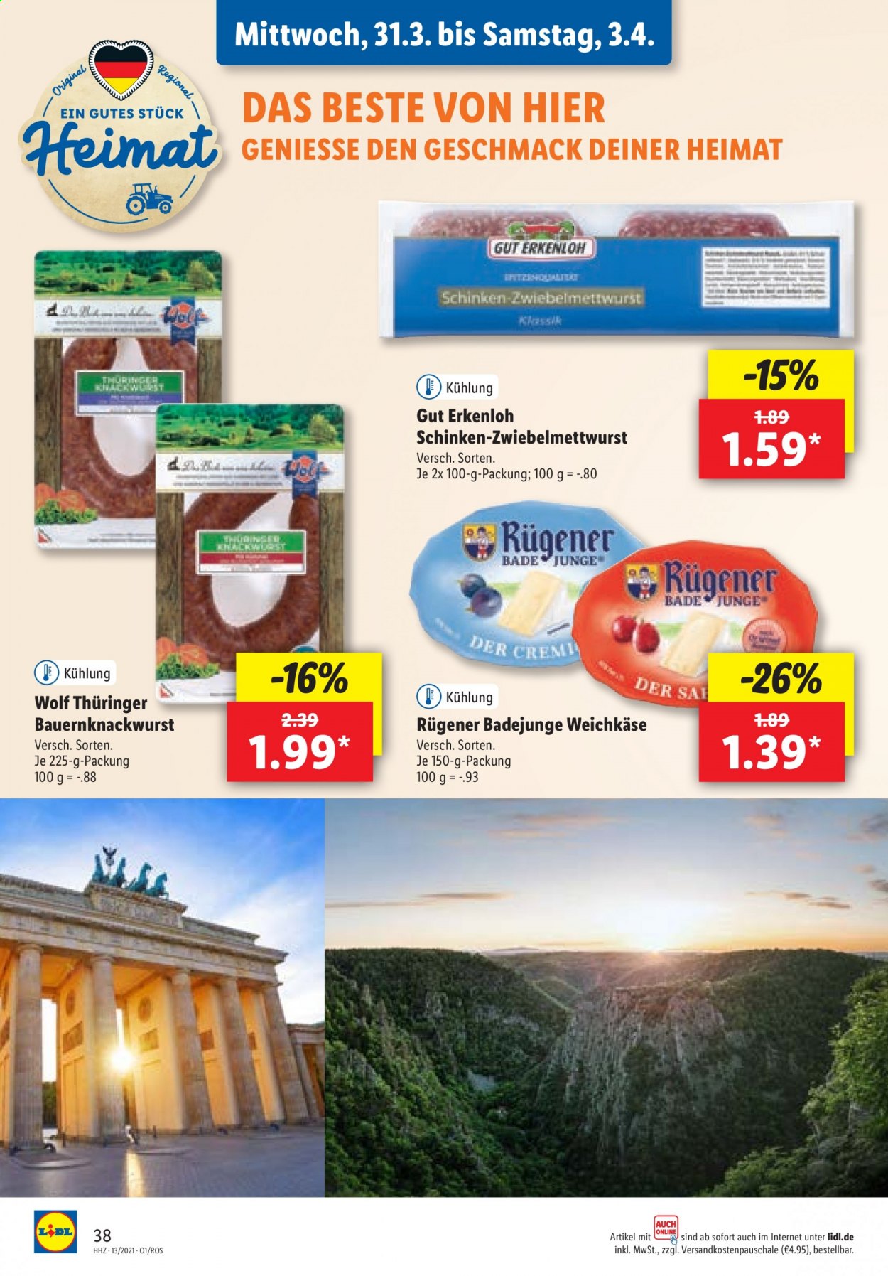 Lidl Prospekte  - 29.03.2021 - 3.04.2021. Seite 38