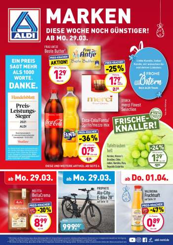Prospekte ALDI Nord - 29.3.2021 - 3.4.2021.