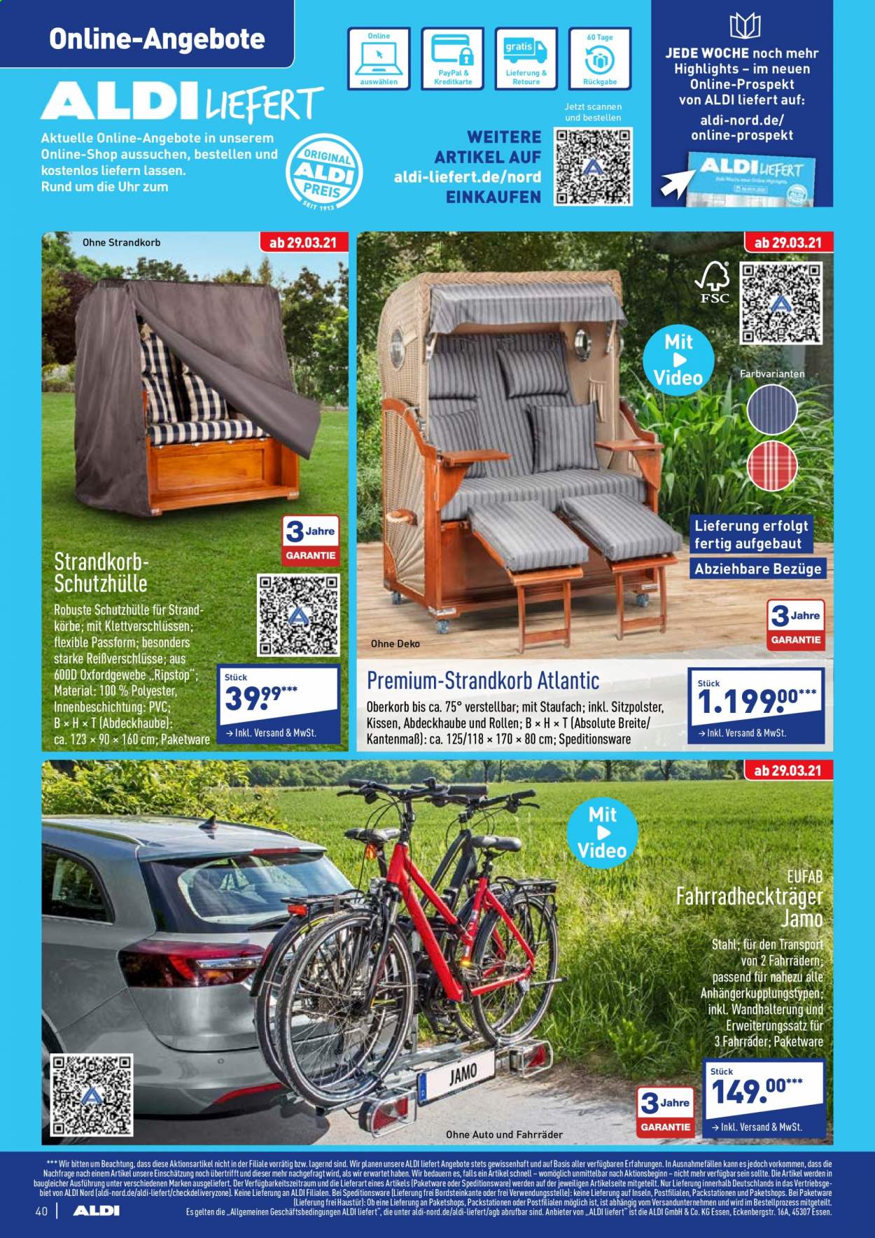 ALDI Nord Prospekte  - 29.03.2021 - 3.04.2021. Seite 40