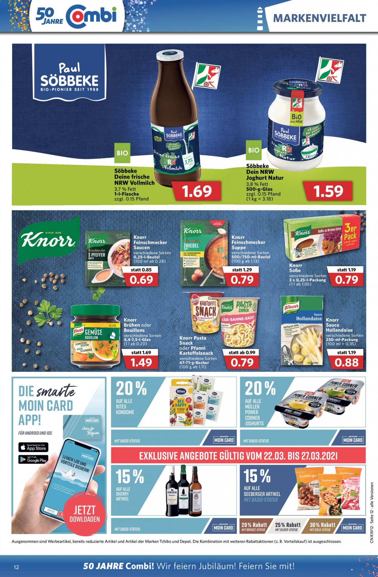 Combi Prospekte  - 22.03.2021 - 27.03.2021. Seite 12