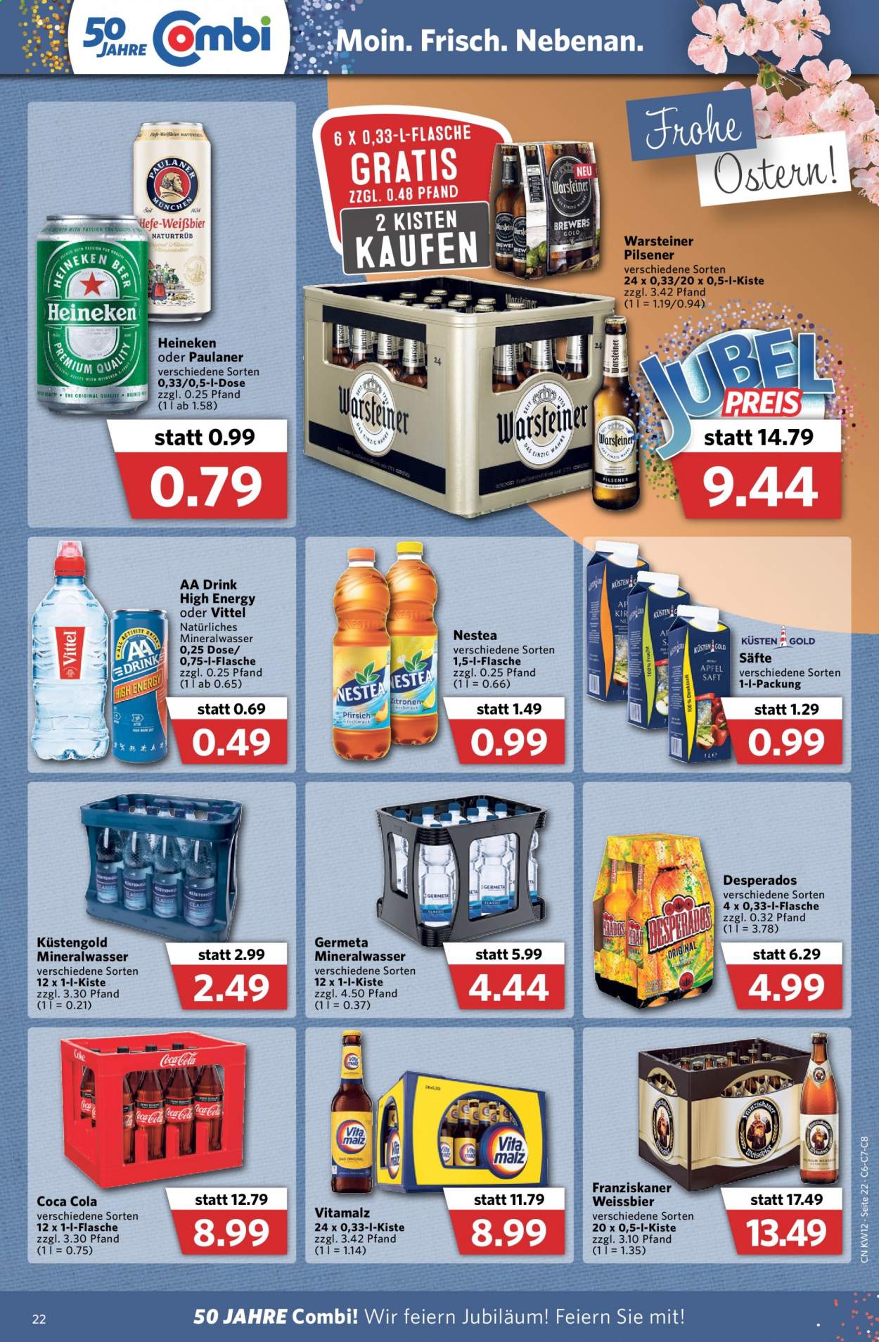 Combi Prospekte  - 22.03.2021 - 27.03.2021. Seite 22