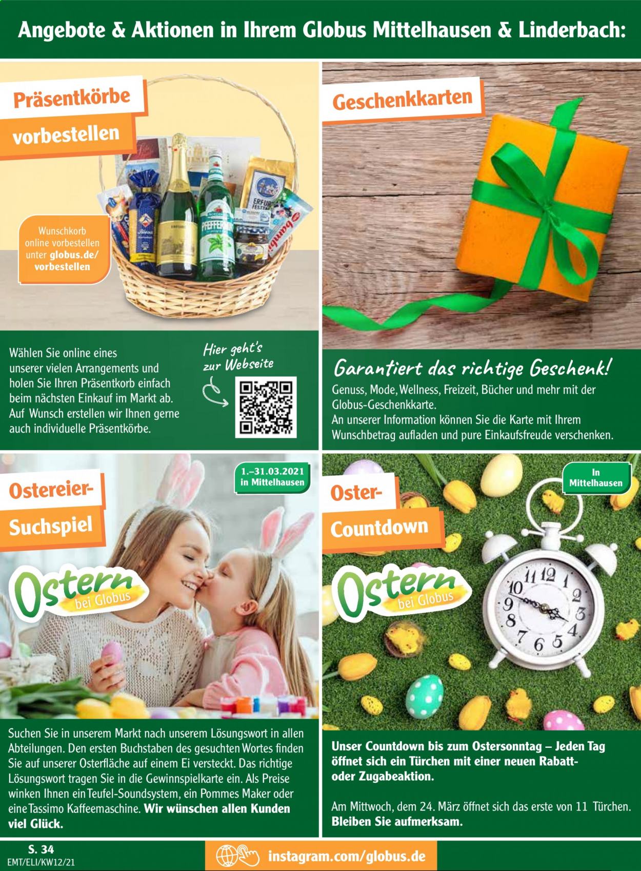 Globus Prospekte  - 22.03.2021 - 27.03.2021. Seite 34