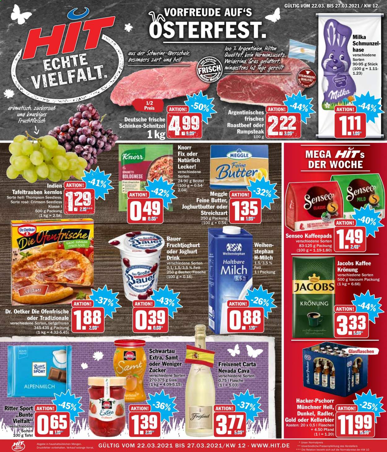 Hit Prospekte  - 22.03.2021 - 27.03.2021. Seite 1