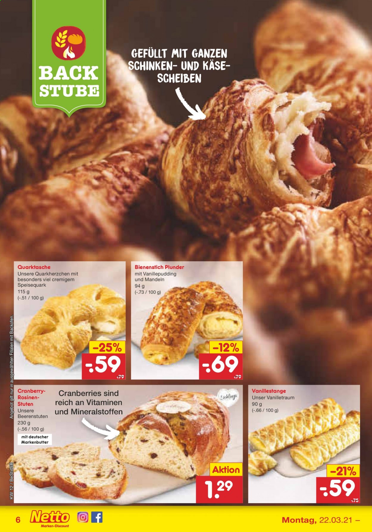 Netto Marken-Discount Prospekte  - 22.03.2021 - 27.03.2021. Seite 6