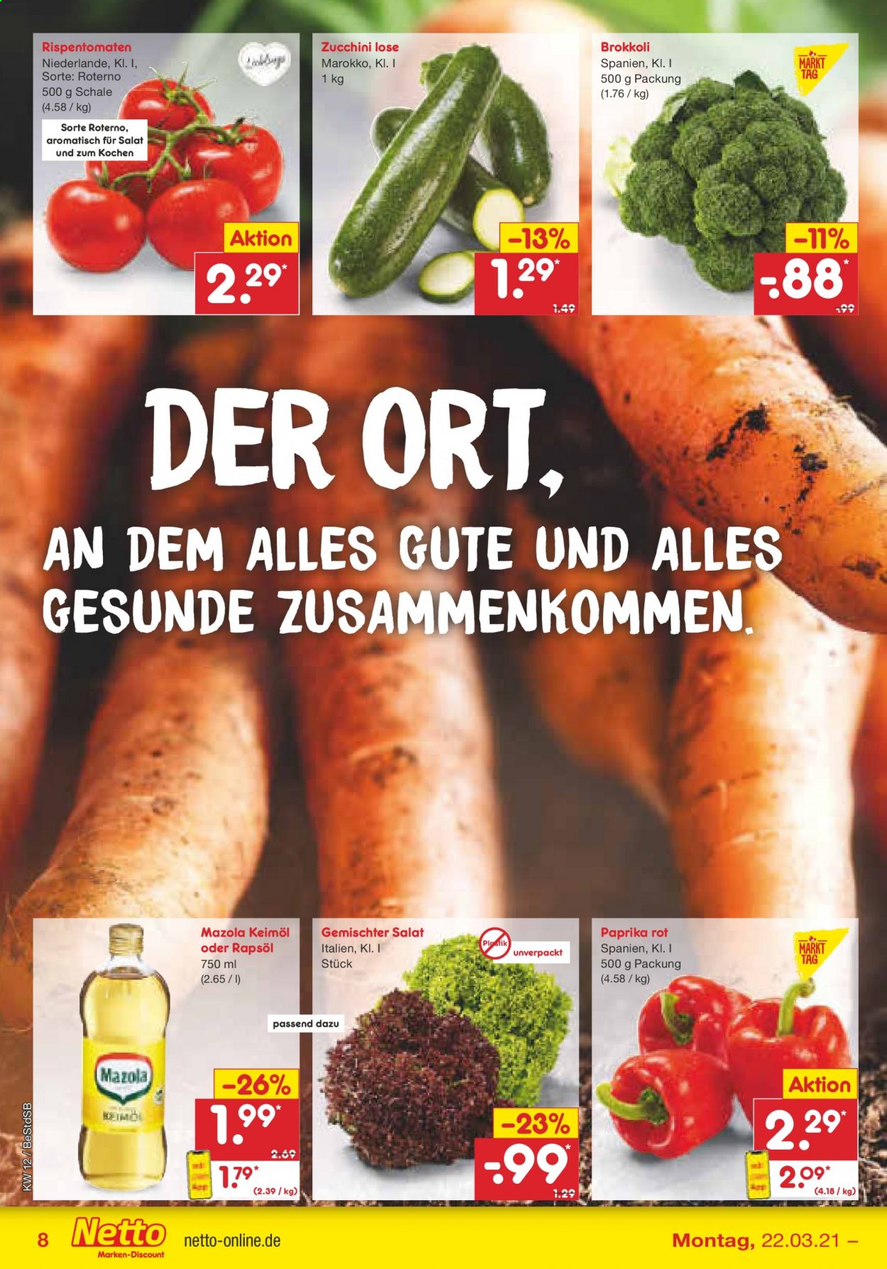 Netto Marken-Discount Prospekte  - 22.03.2021 - 27.03.2021. Seite 8