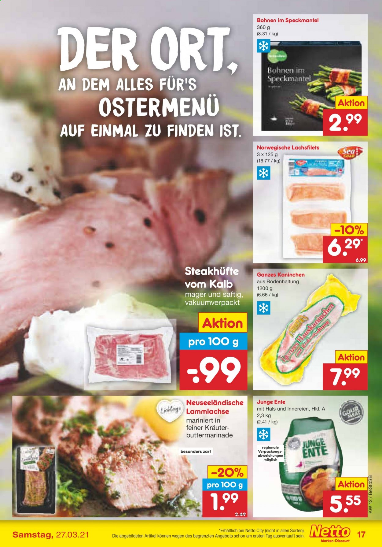Netto Marken-Discount Prospekte  - 22.03.2021 - 27.03.2021. Seite 17