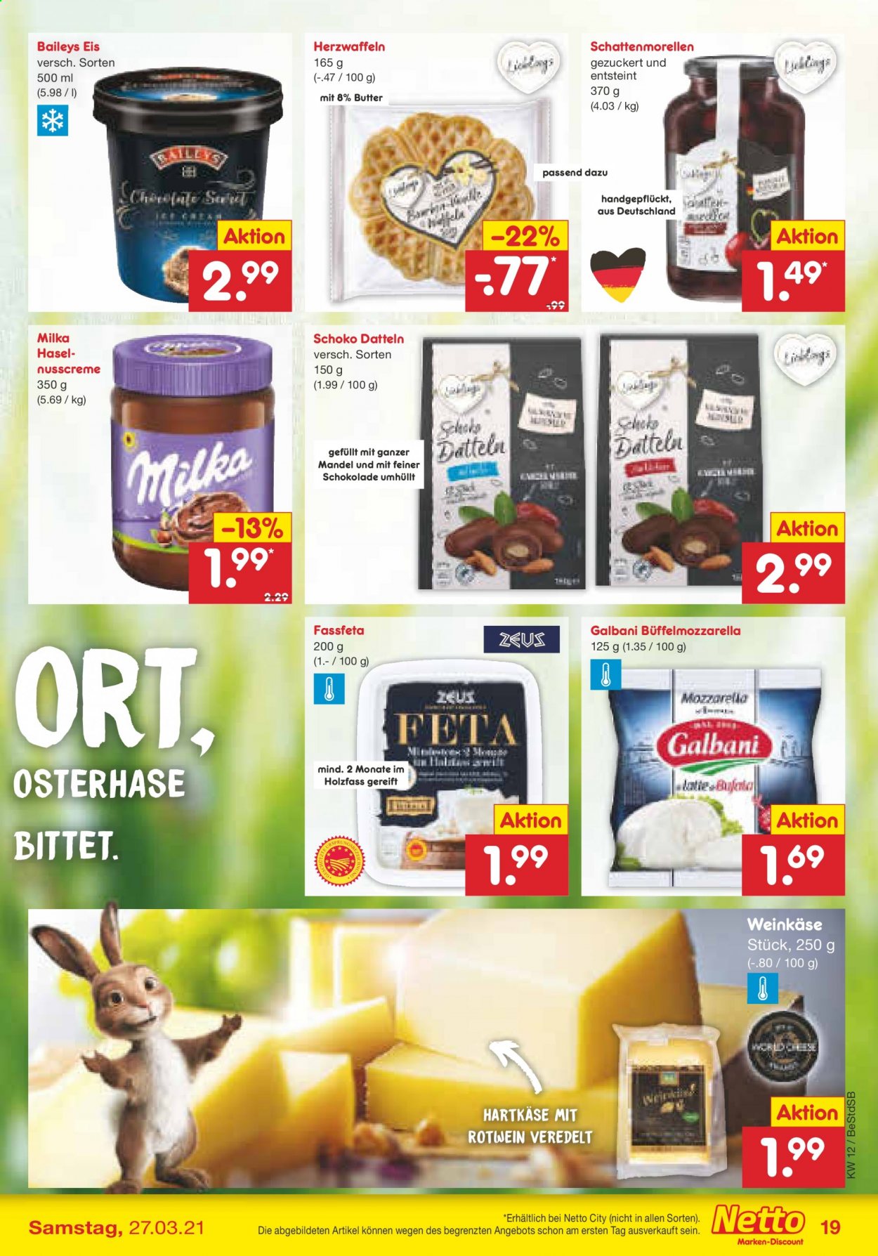 Netto Marken-Discount Prospekte  - 22.03.2021 - 27.03.2021. Seite 19