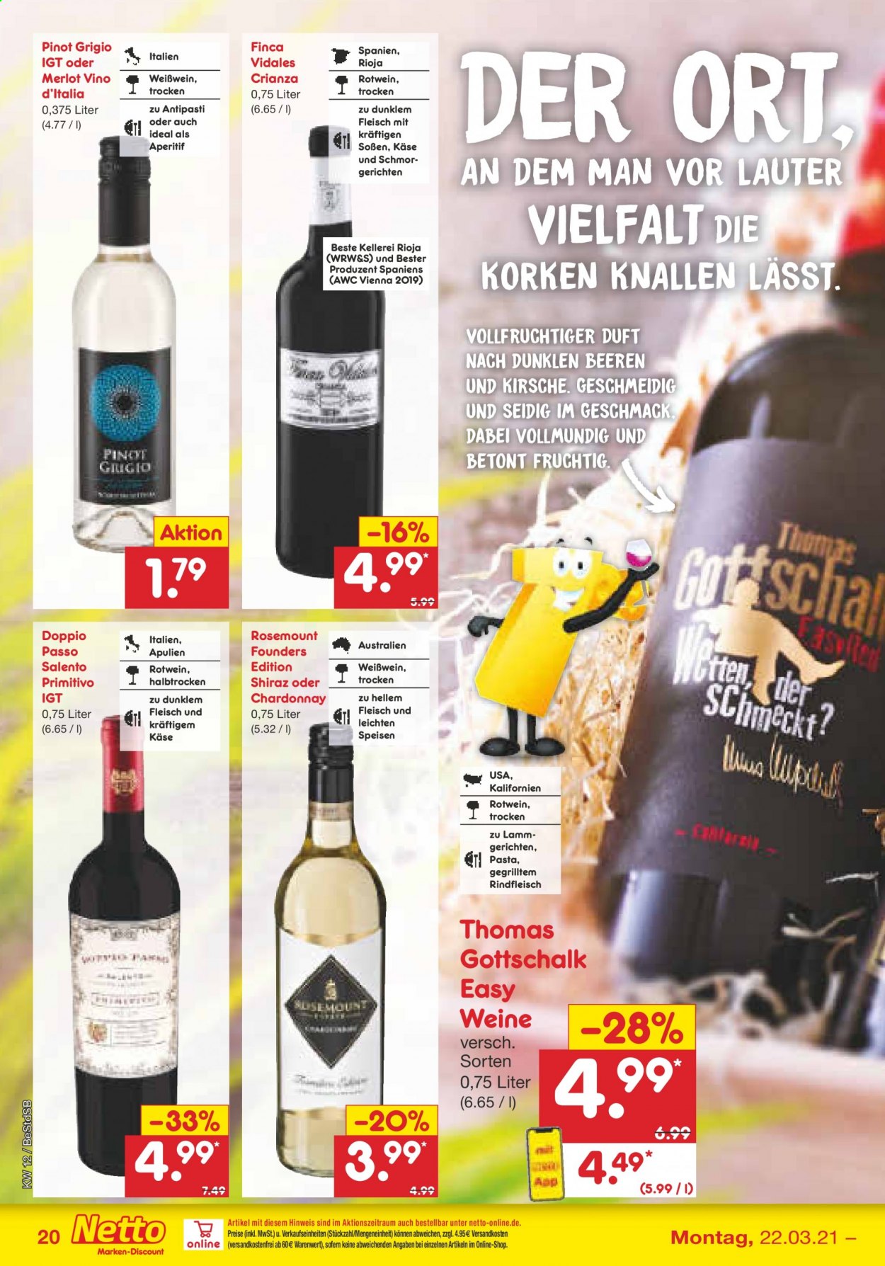 Netto Marken-Discount Prospekte  - 22.03.2021 - 27.03.2021. Seite 20