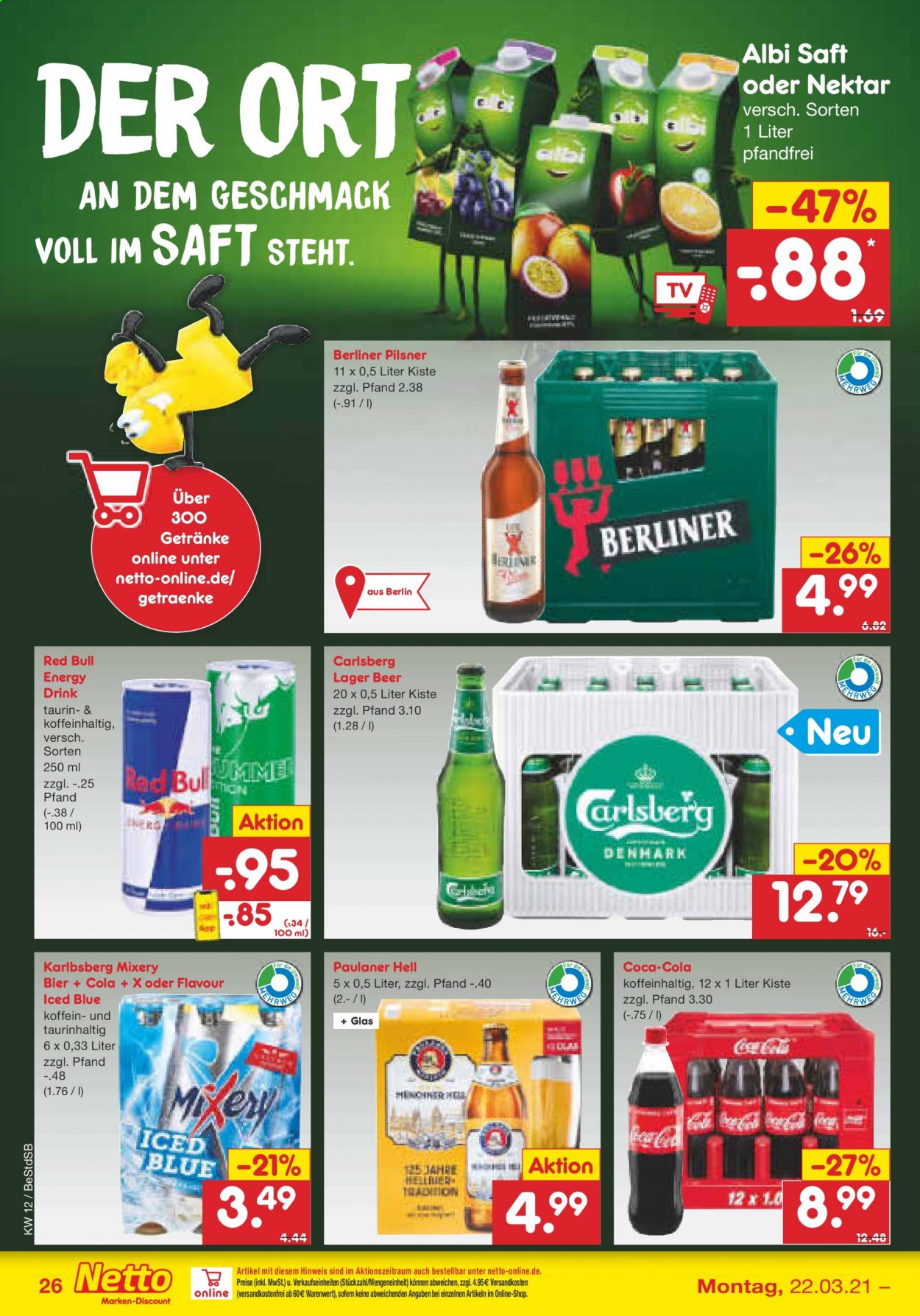 Netto Marken-Discount Prospekte  - 22.03.2021 - 27.03.2021. Seite 26
