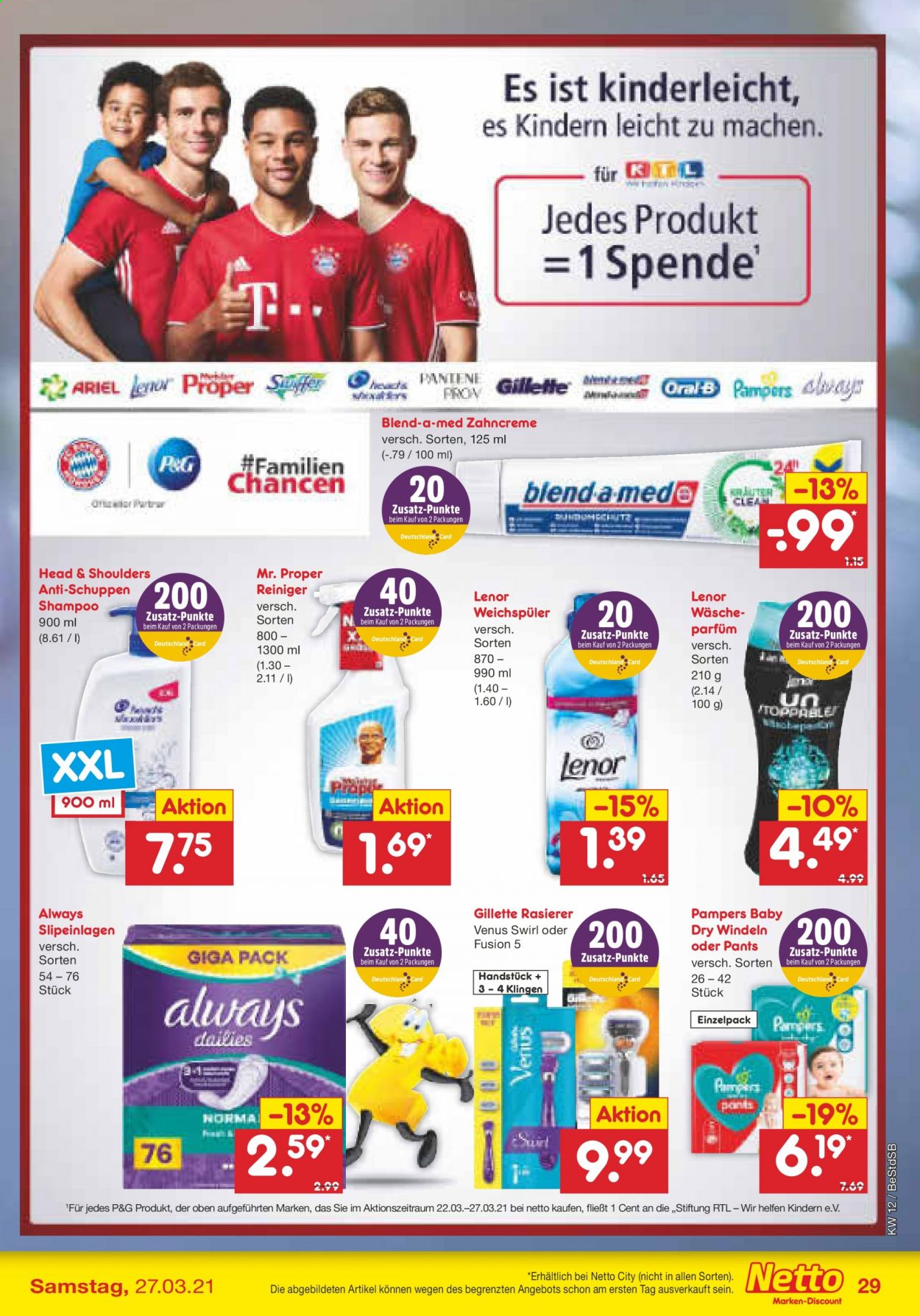 Netto Marken-Discount Prospekte  - 22.03.2021 - 27.03.2021. Seite 29